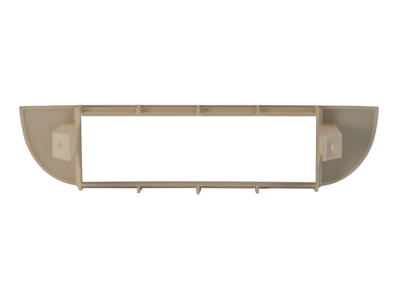 1-DIN Radioblende Fiat 500 10/2007-07/2015 beige lose