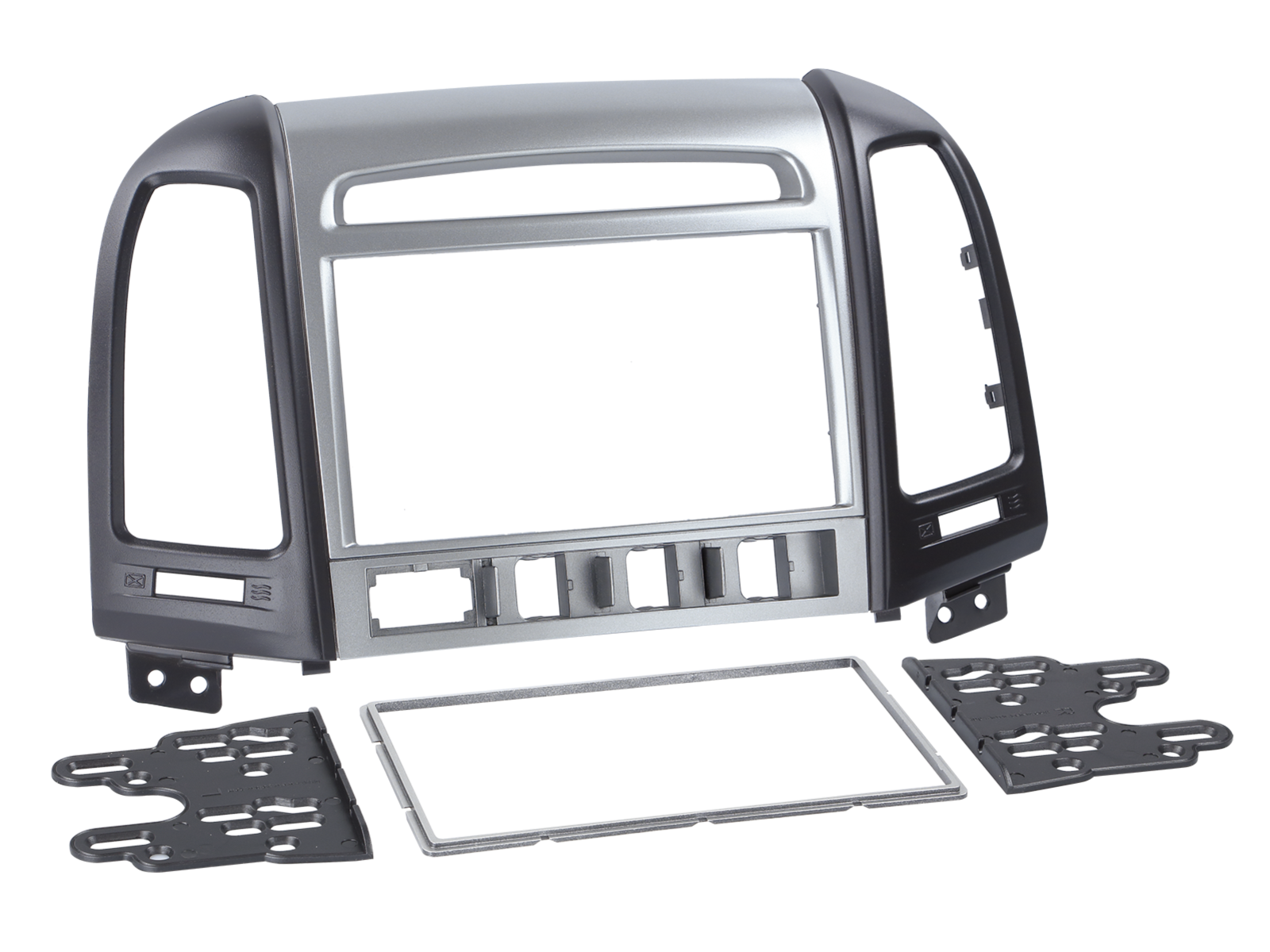 2-DIN RB Hyundai Santa Fe 2006-> > silber/schwarz