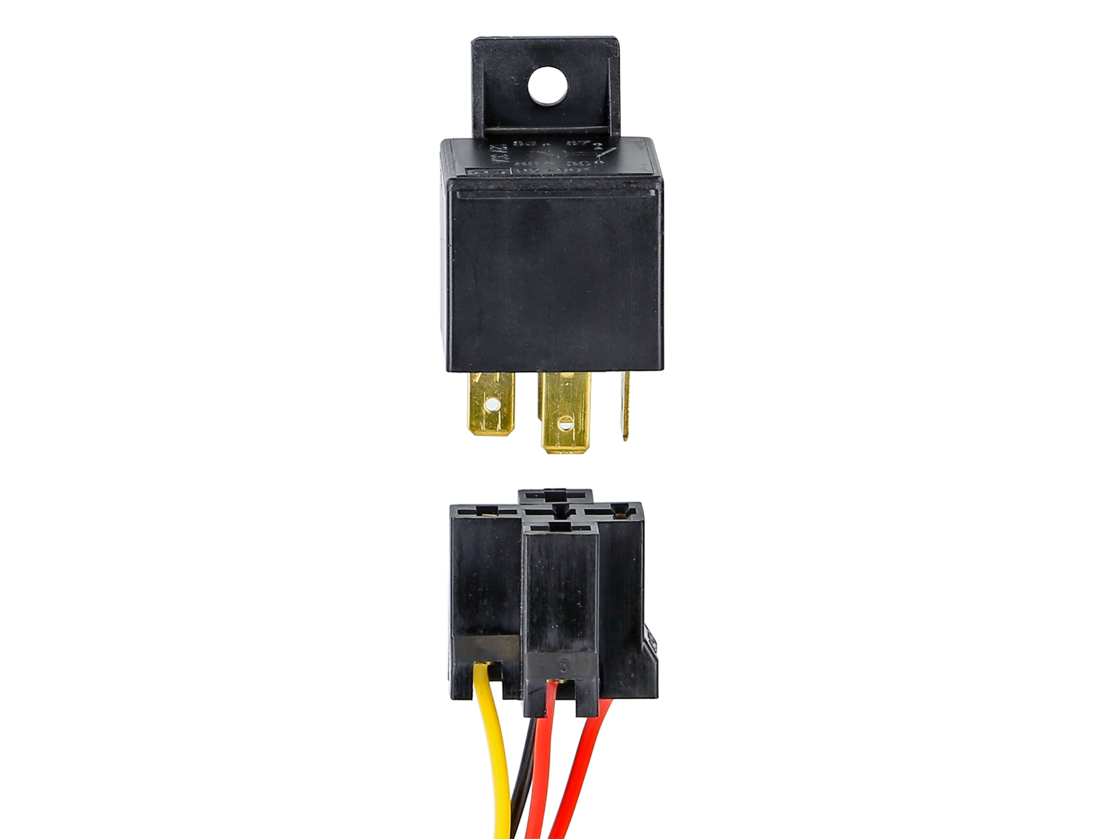 Schließerrelais 12V/30A max Stecksockel/Kabel 30cm