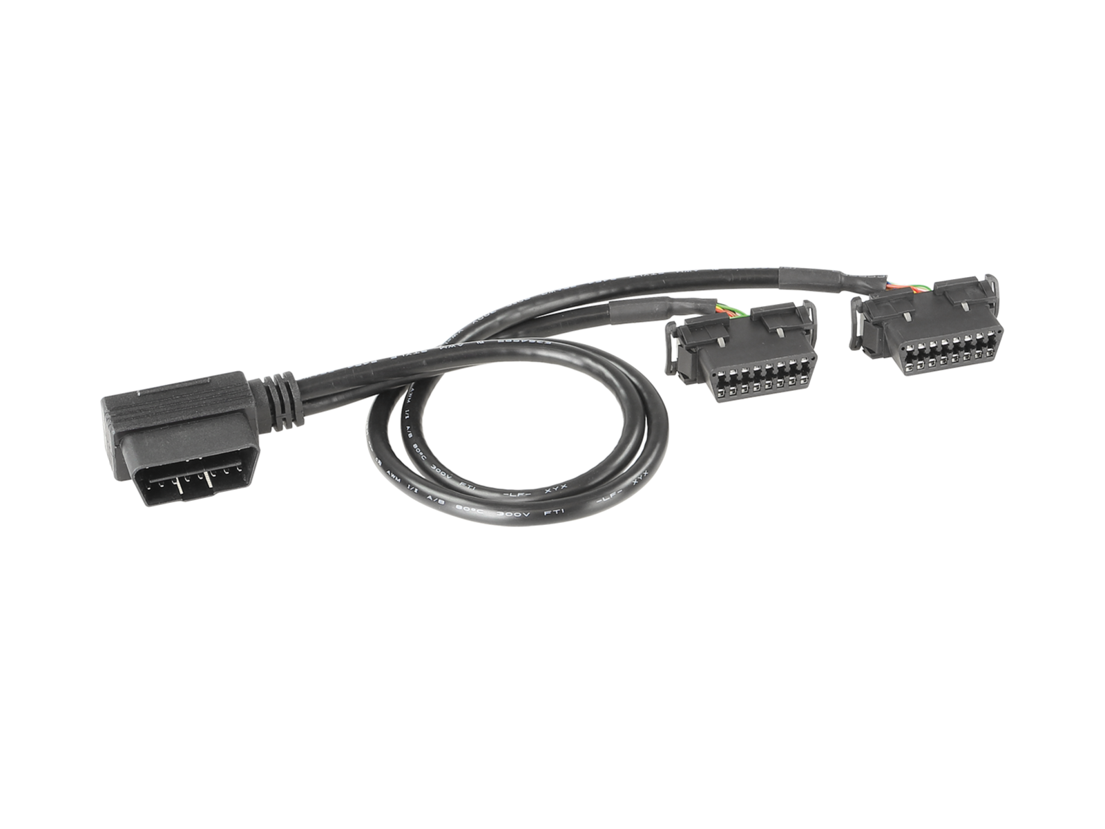 OBD Anschluss T-Kabel Buchse 90°>2x Stecker OEM 30cm lose