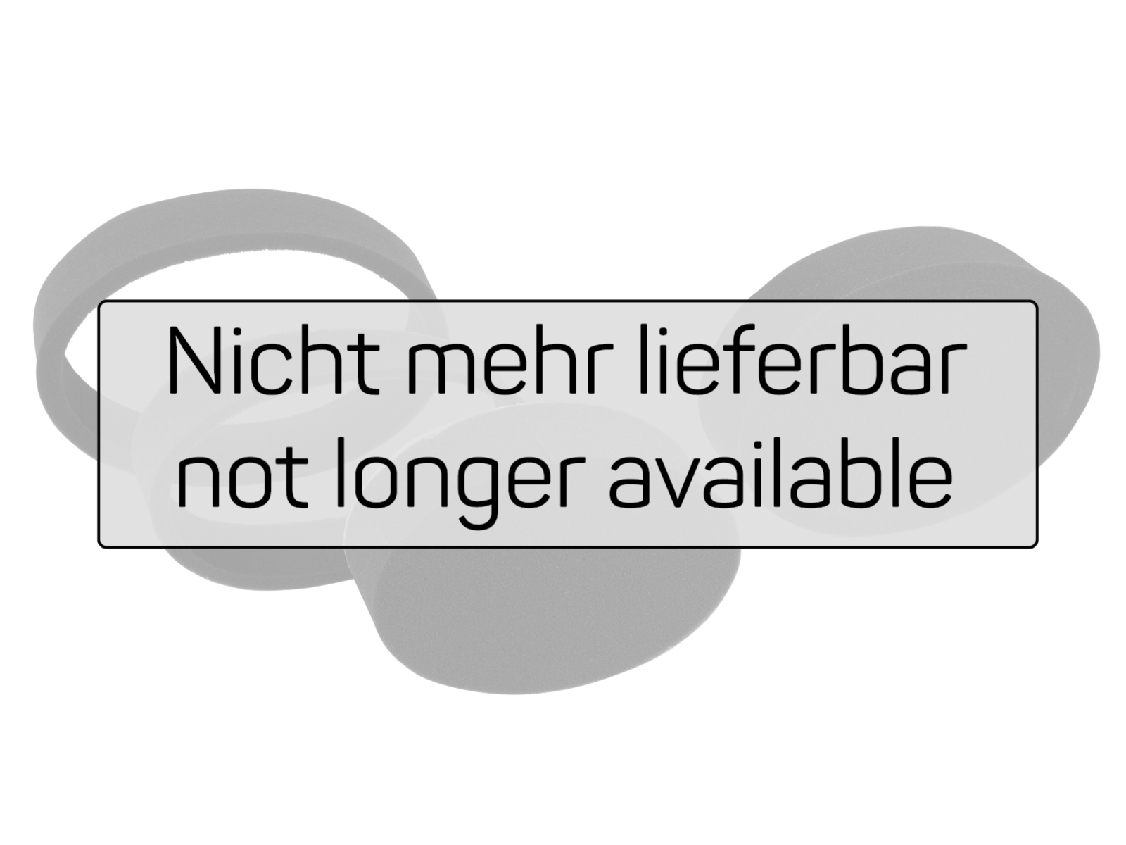 Schaumstoffringe nicht mehr lieferbar