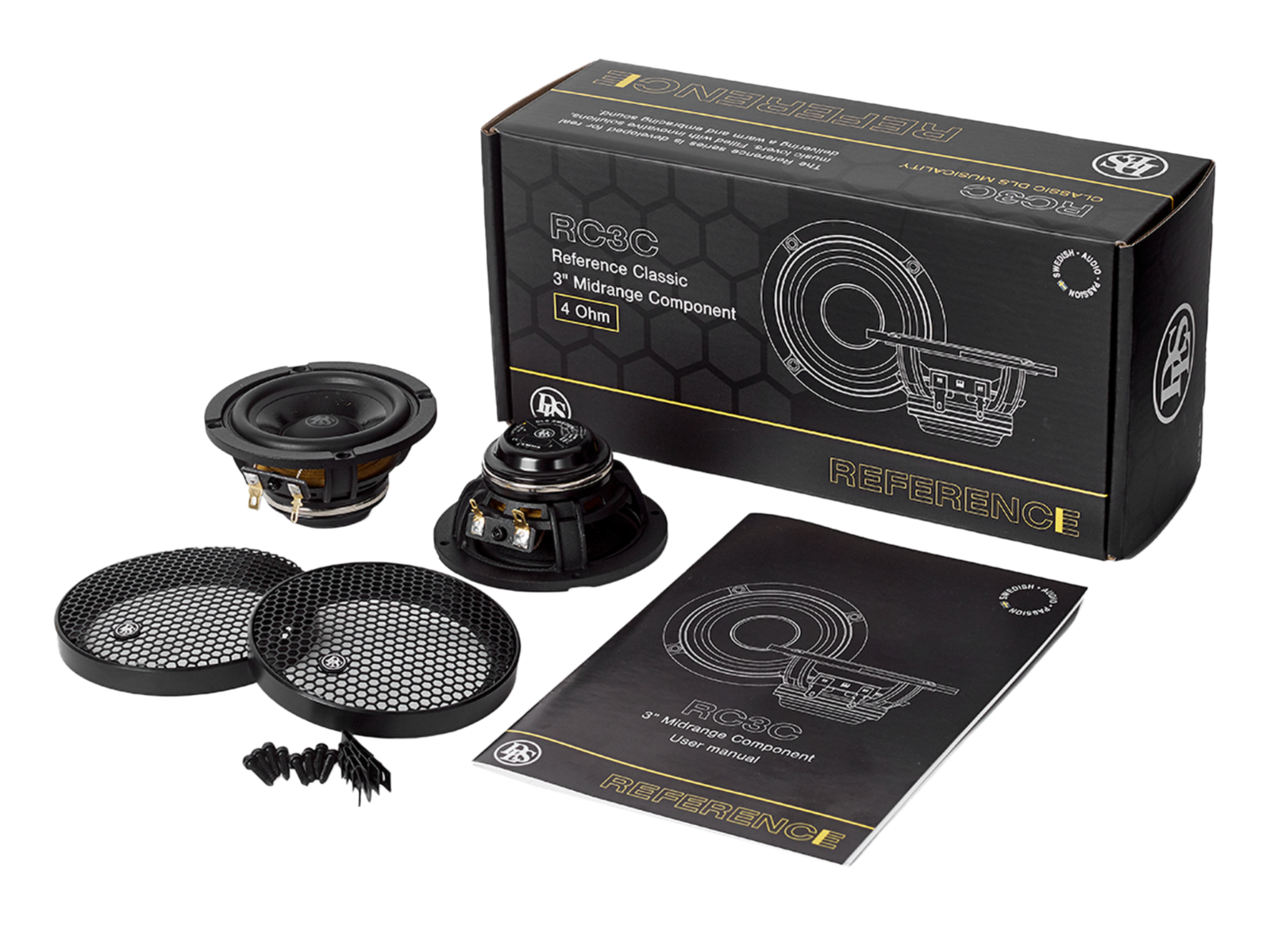 Lautsprecher Mitteltöner DLS Reference 70mm/50W 2 Stück