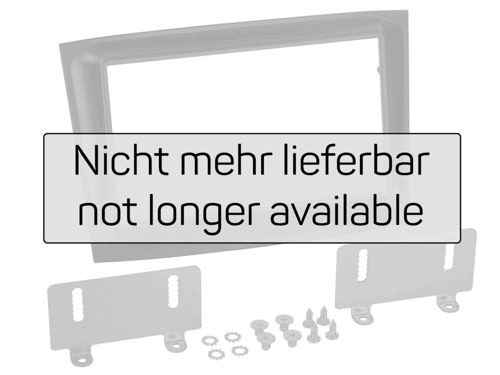 2-DIN Radioblende Fiat Dobló 01/2015-06/2022 schwarz