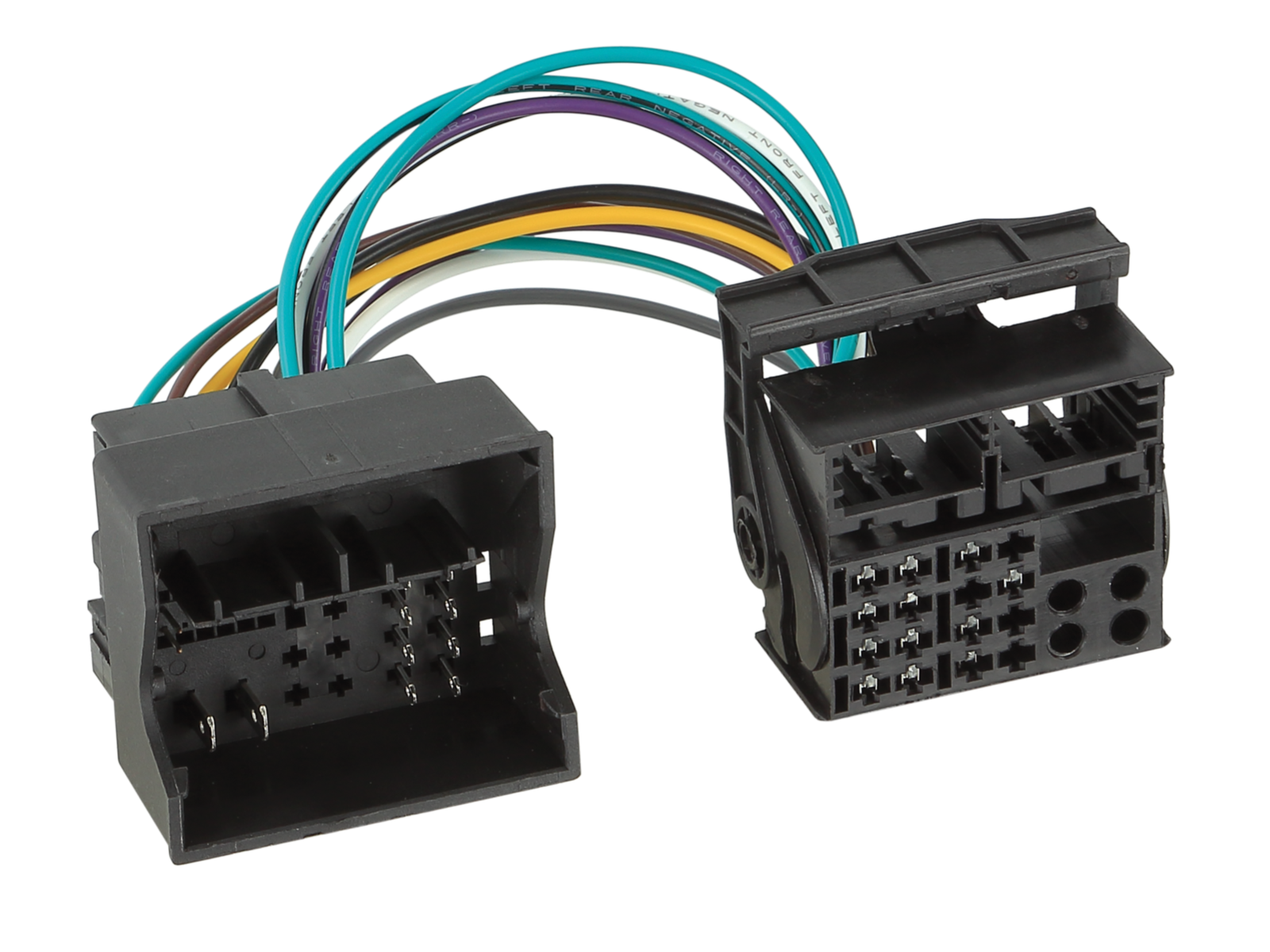 2-DIN Kit mit Fach Skoda/VW Klavierlack 40Pin/52Pin i-dapter