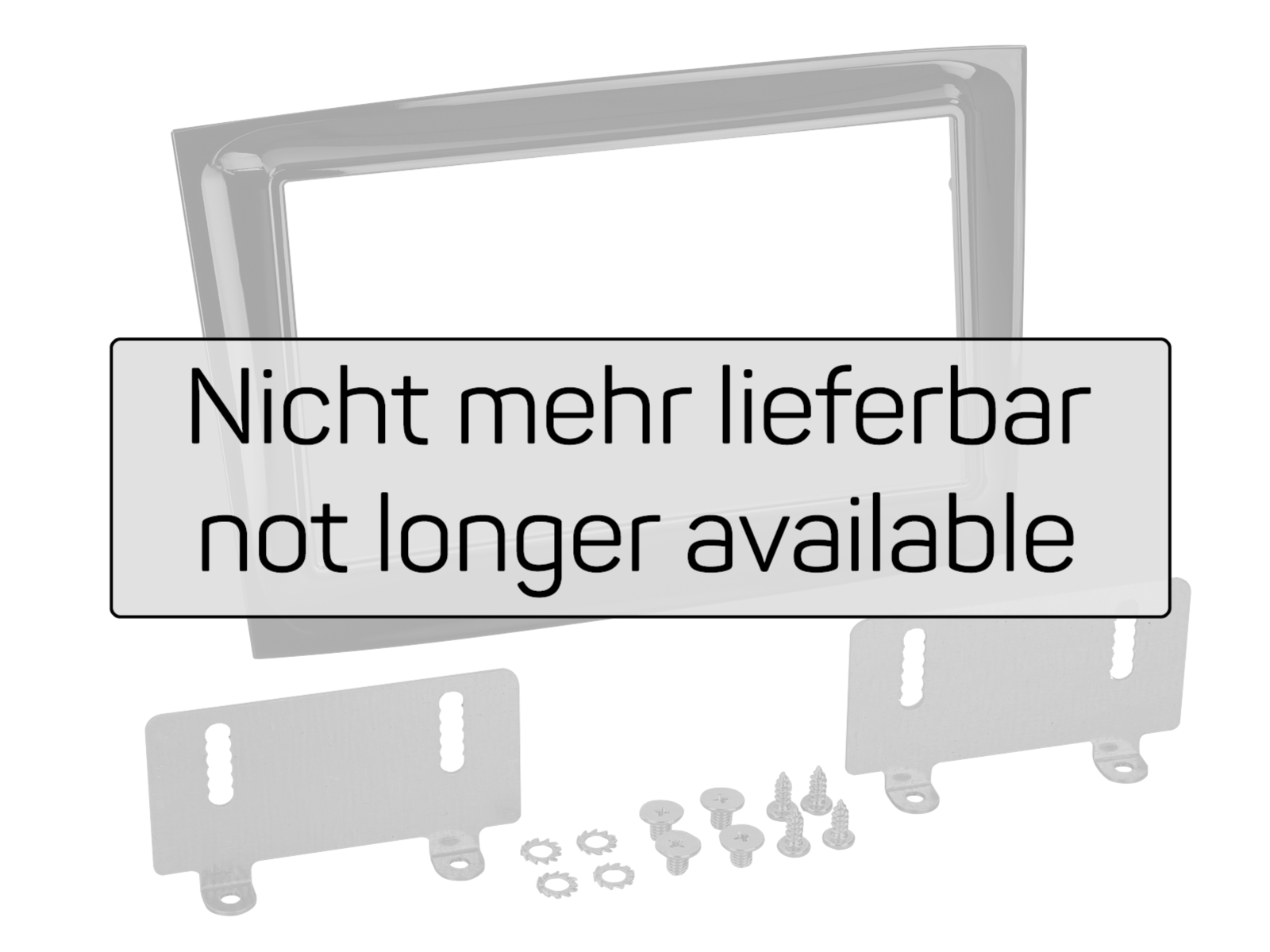 2-DIN Radioblende Fiat Dobló 01/2015-06/2022 Klavierlack