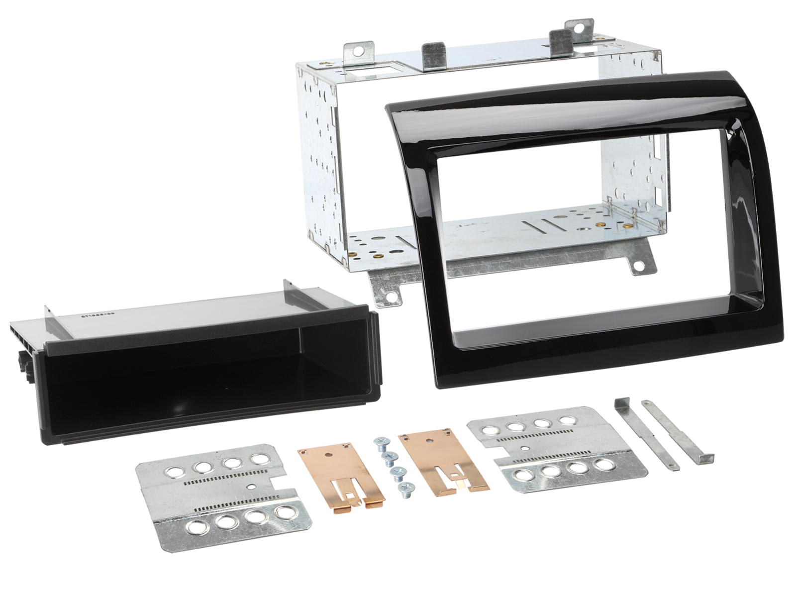 2-DIN Radioblende mit Fach Citroen/Fiat/Peugeot 2011-2014