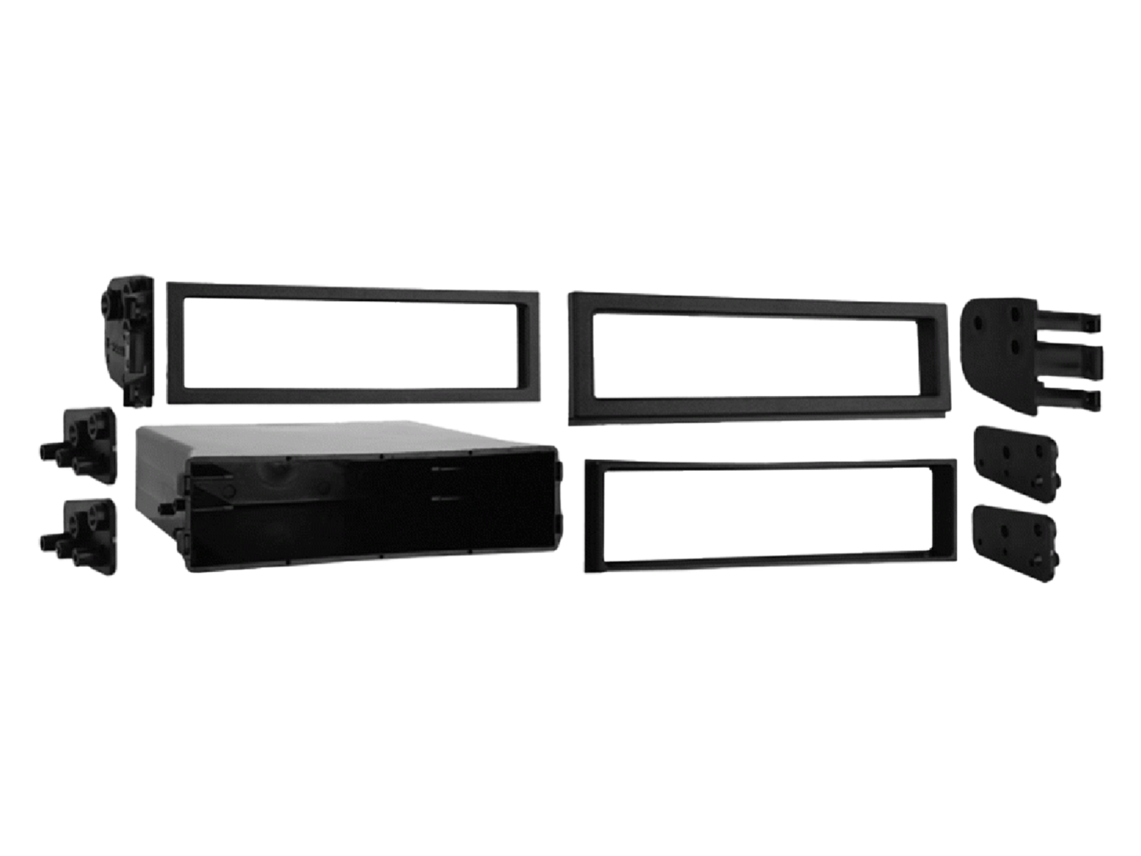 Ablagefach 1-DIN Mitsubishi/Subaru/VAG 2-DIN>1-DIN
