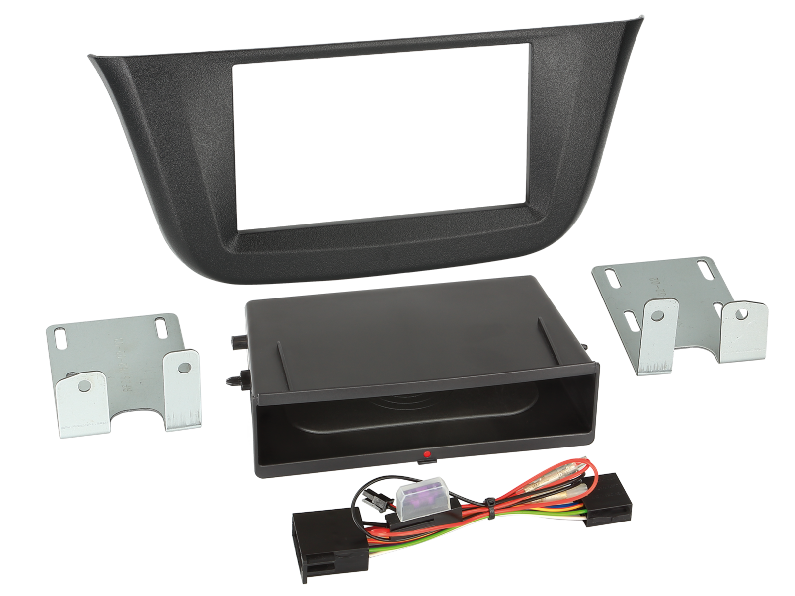 2-DIN Radioblende INBAY® Iveco Daily 2014-2026 genarbt