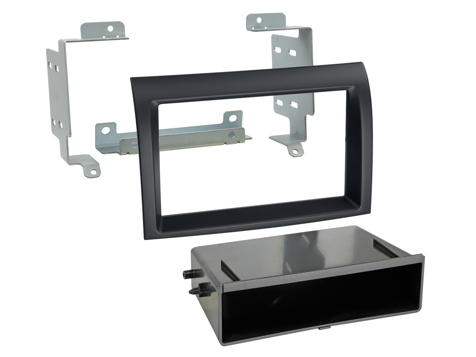 2-DIN Radioblende mit Fach Citroen/Fiat/Opel/Peugeot