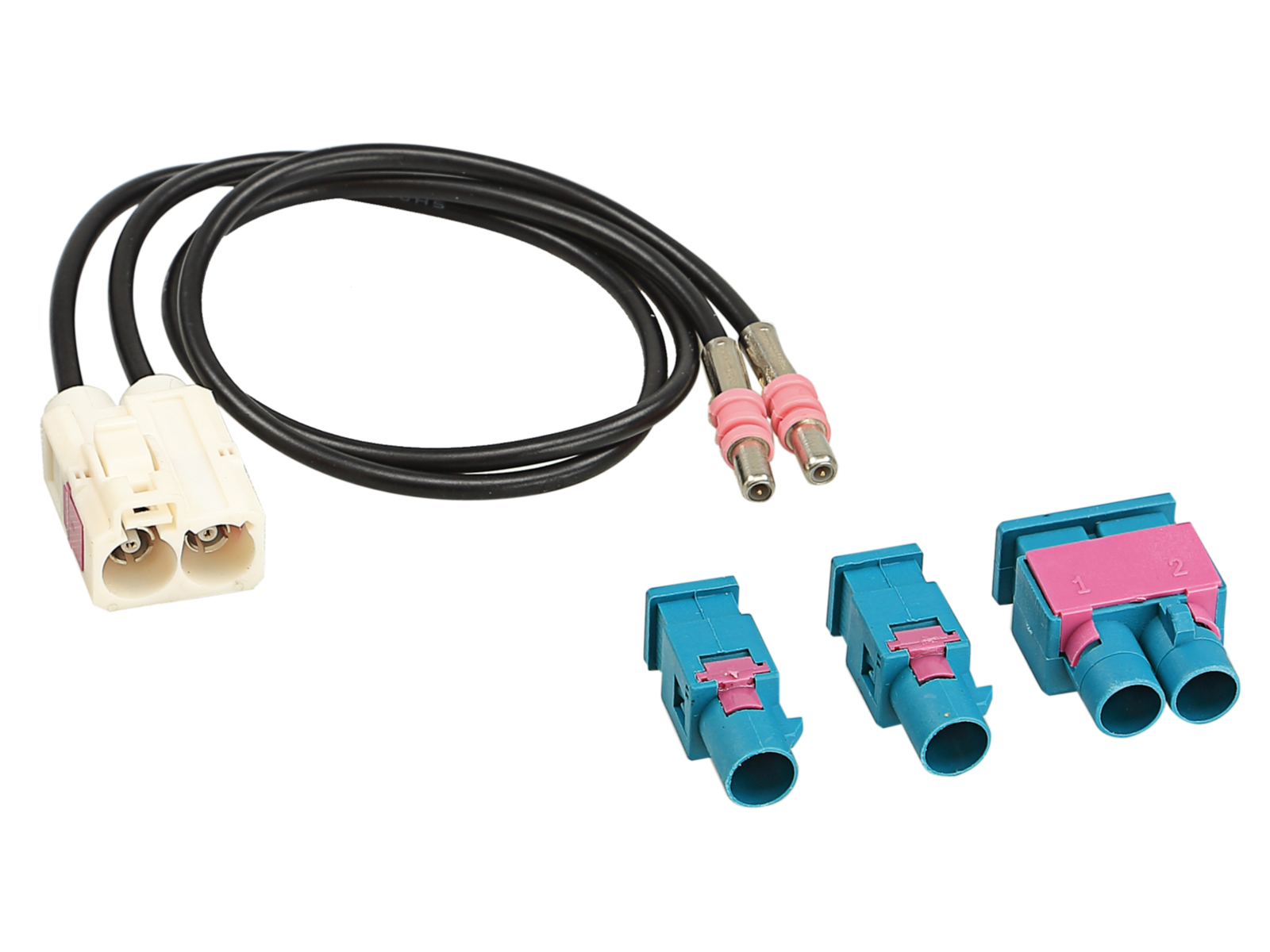 Antennenadapter Fakra(m)(Set)>Fakra B(f)(doppel) lose