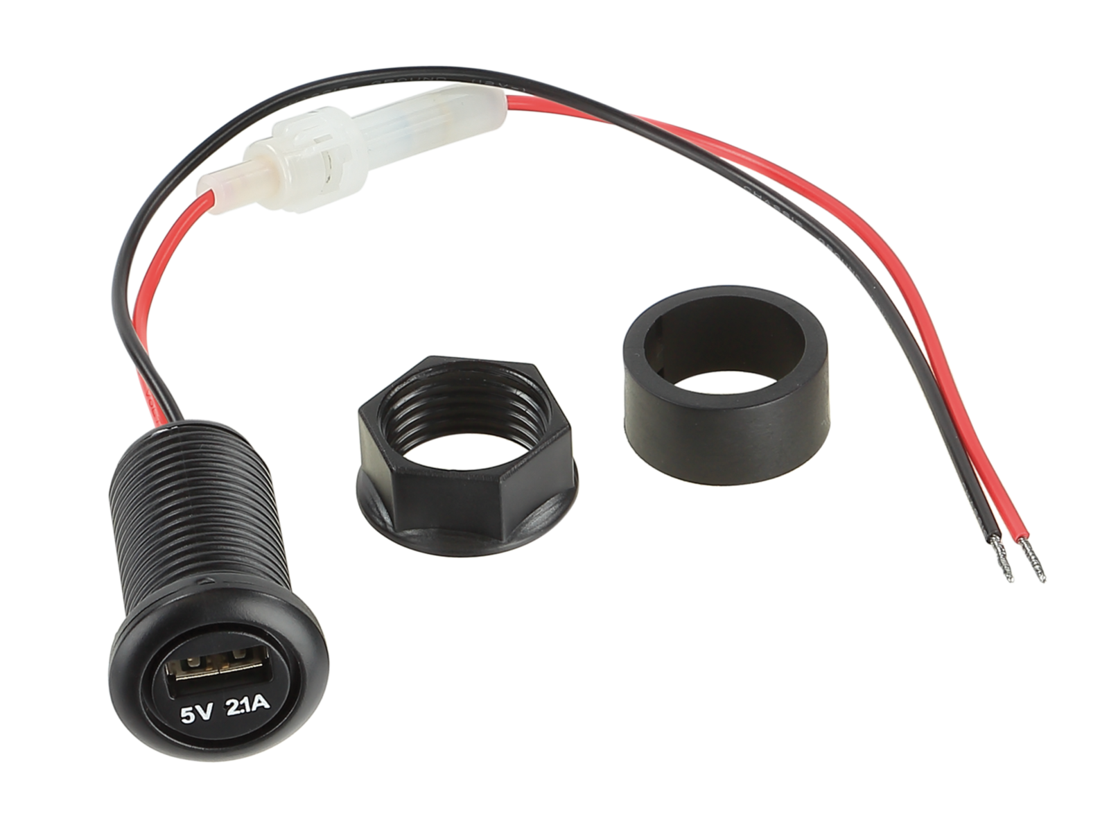 USB Ladeadapter 12V USB-A 5V/2,1A