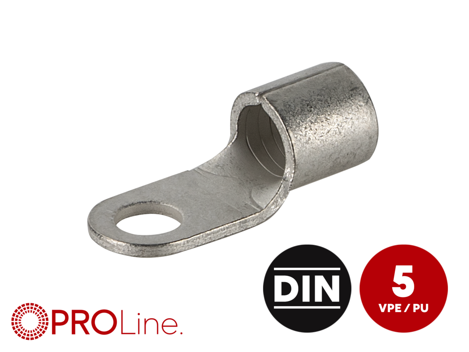Ringkabelschuh 25mm²/6,5 M6 unisoliert 5 Stück