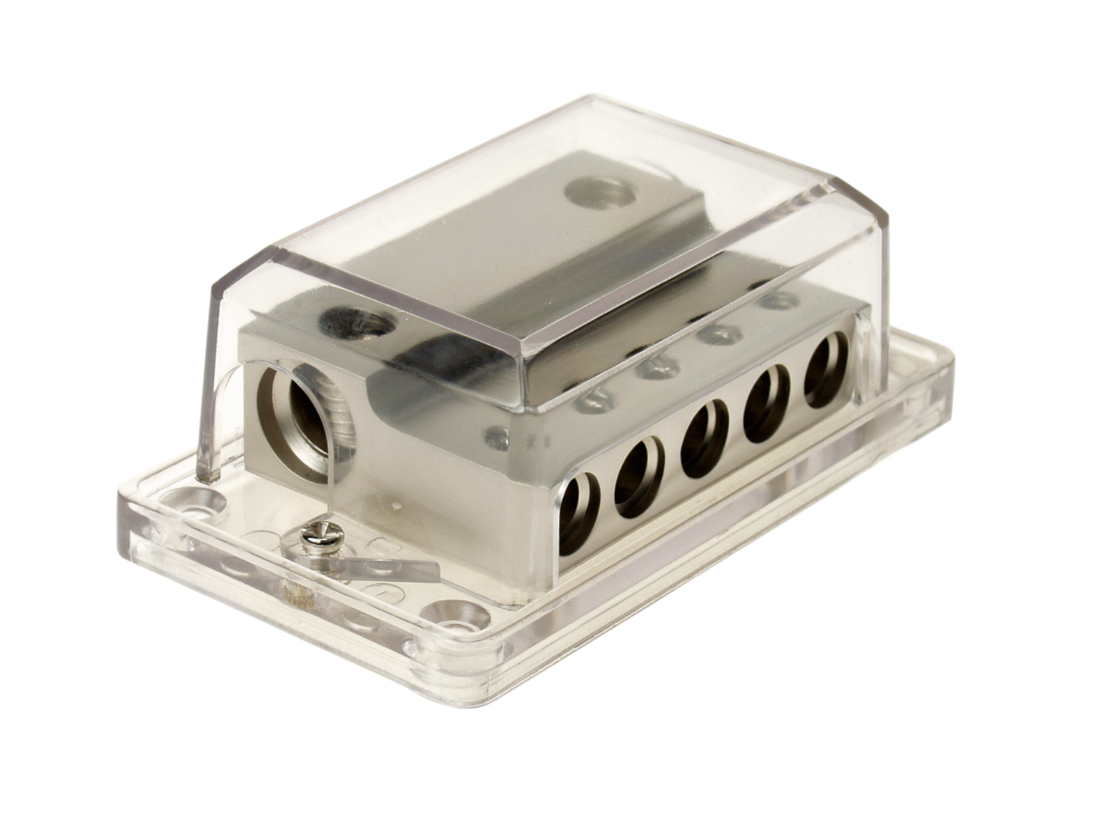 Verteilerblock (silber) 2 x 35 - 50 mm²  / 5 x 20 mm²