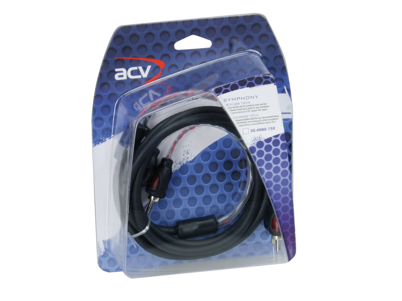 Cinch Kabel acv SYMPHONY Mid Line 150cm