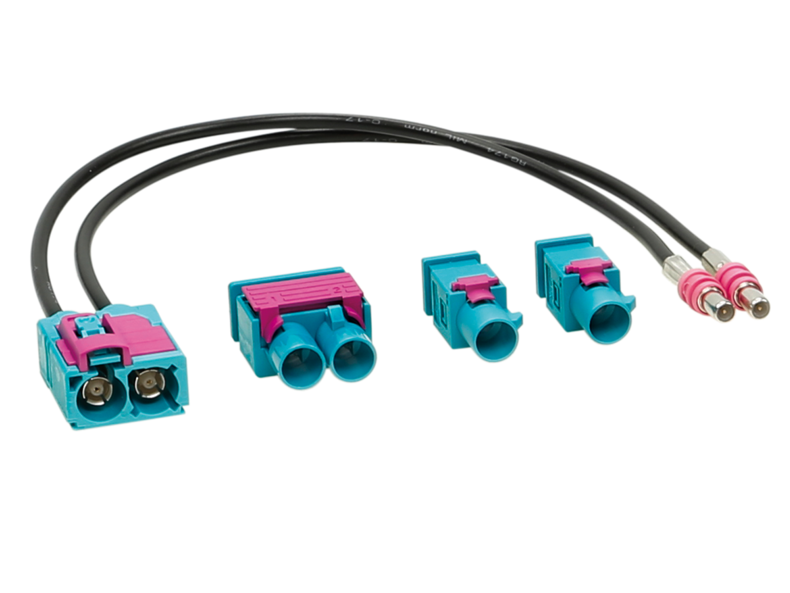 Antennenadapter Fakra(m)(Set)>Fakra (f)(doppel) lose