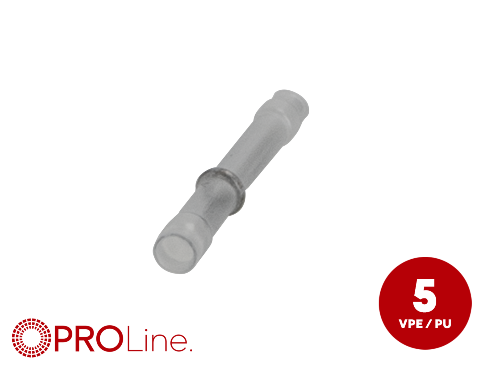 Lötverbinder 0,3mm²-0,8mm²/26mm weiß S 5 Stück