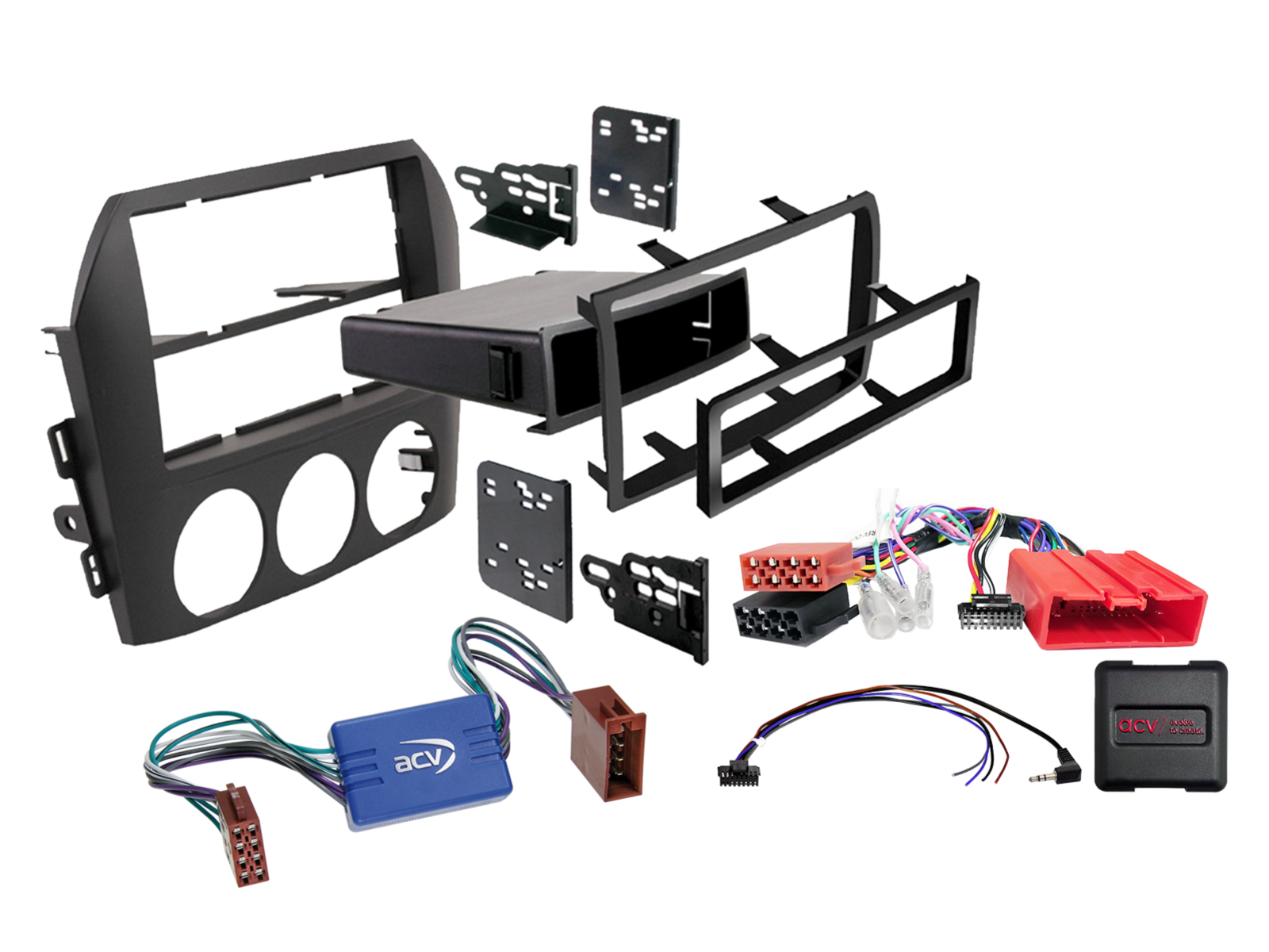 2-DIN Kit mit Fach Mazda Miata/MX-5 2005-2009 LFB/Amp