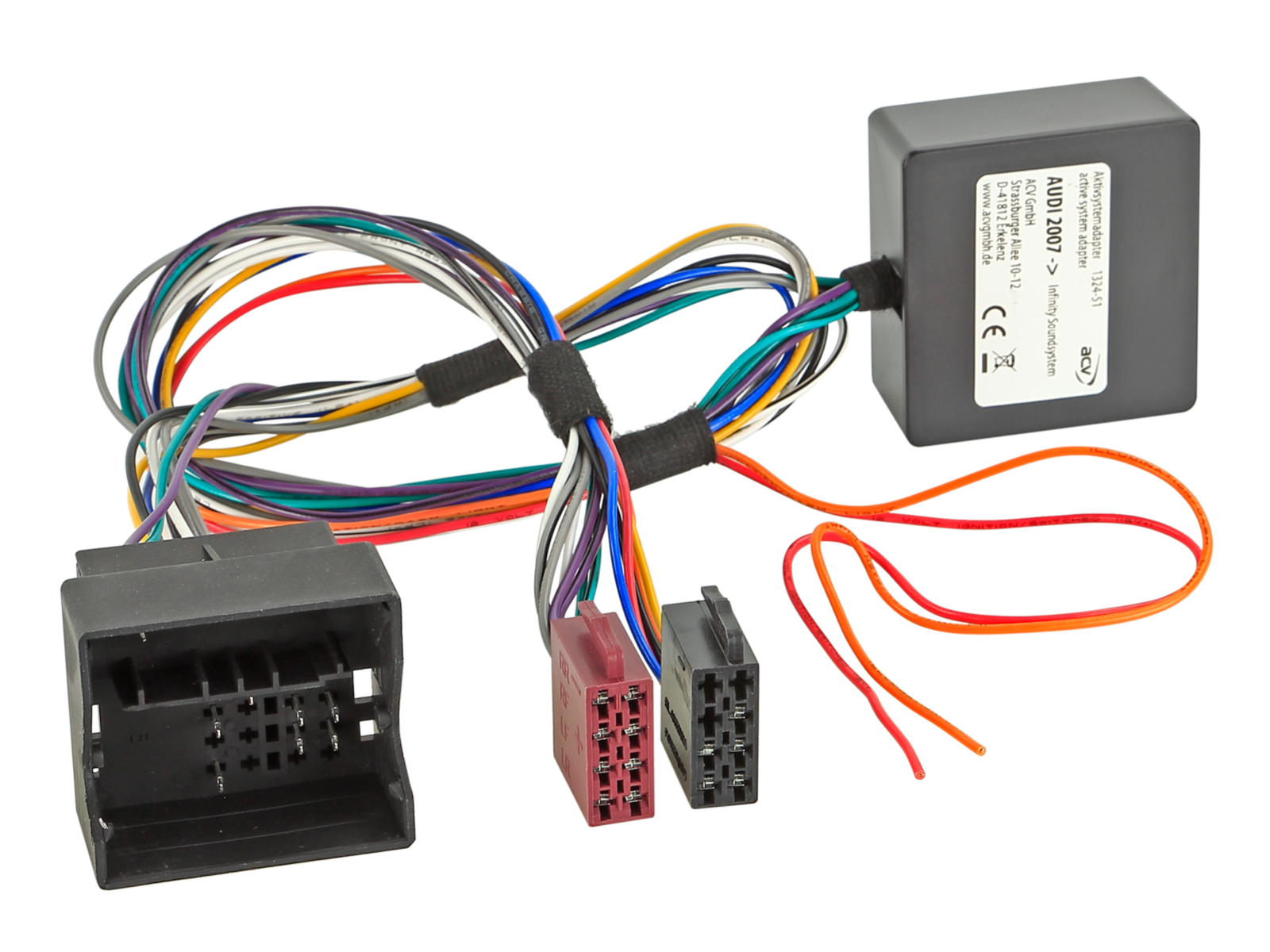 Aktivsystemadapter Audi 2 Kanal Quadlock>ISO lose