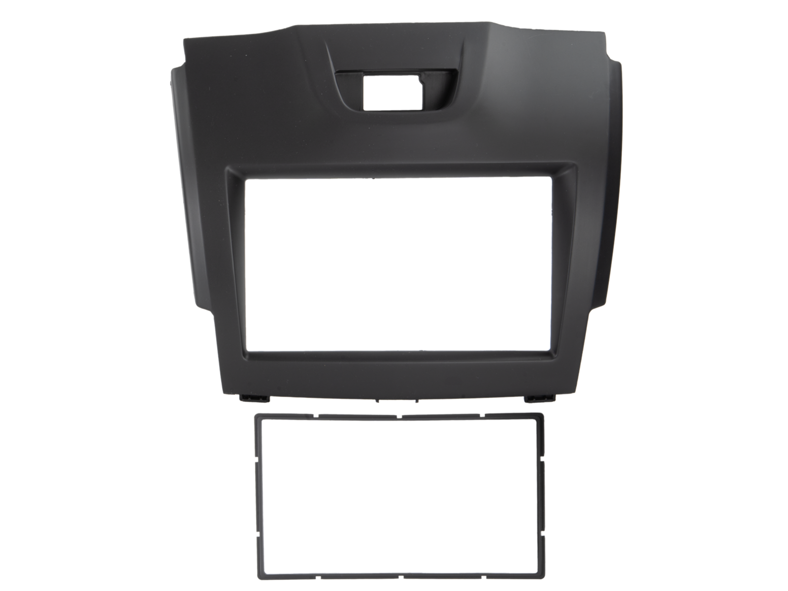 2-DIN Radioblende Chevrolet/Isuzu D-Max/MU-X schwarz
