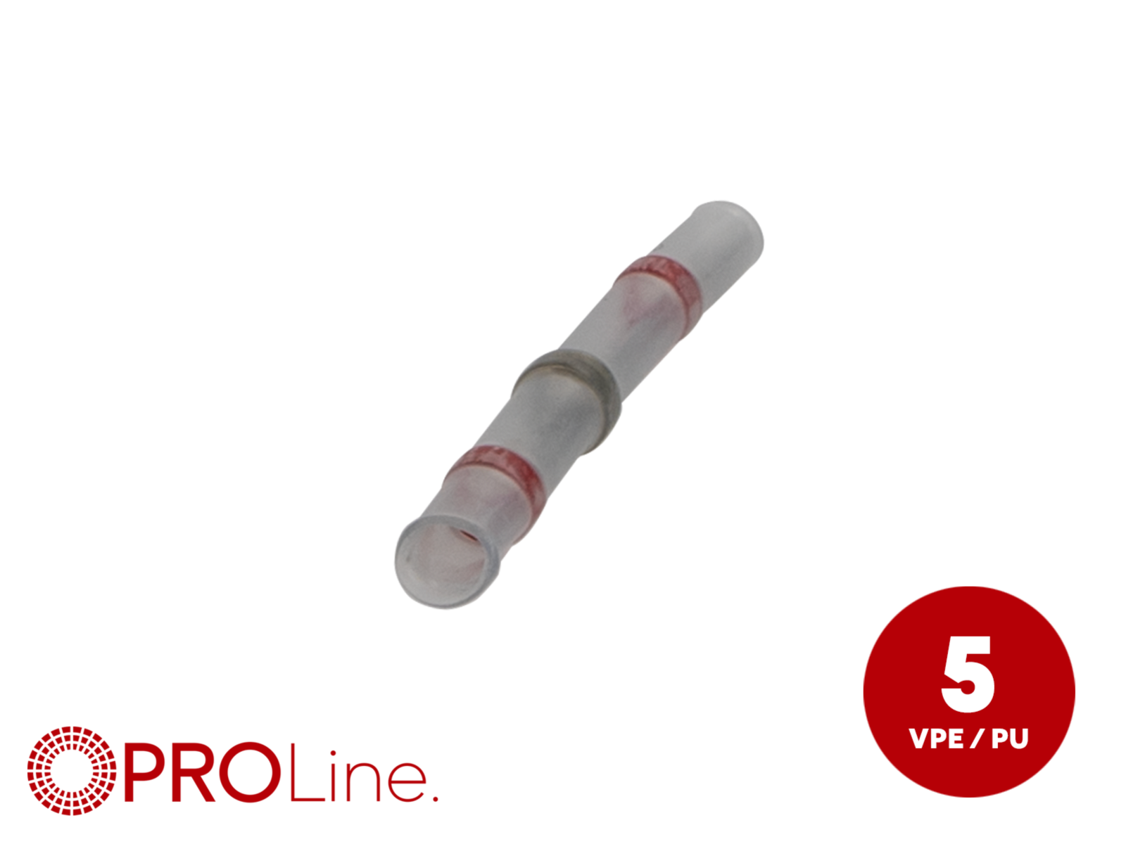 Lötverbinder 0,8mm²-2,0mm²/42mm rot S 5 Stück