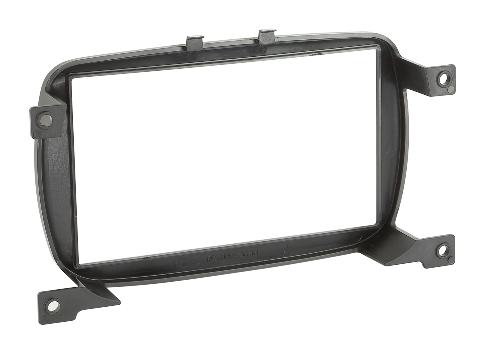 2-DIN Radioblende Fiat 500 07/2015-08/2024 Klavierlack