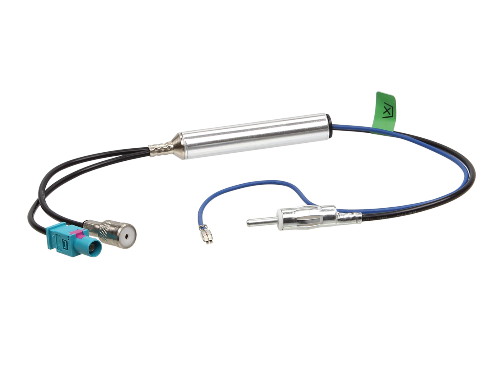 Antennenadapter ISO(f)/Fakra(m)>DIN(m) 12V Phantom lose