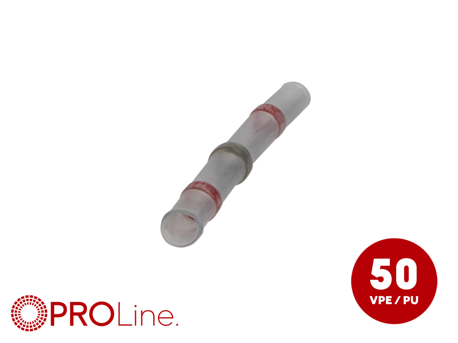 Lötverbinder 0,8mm²-2,0mm²/42mm rot S 50 Stück