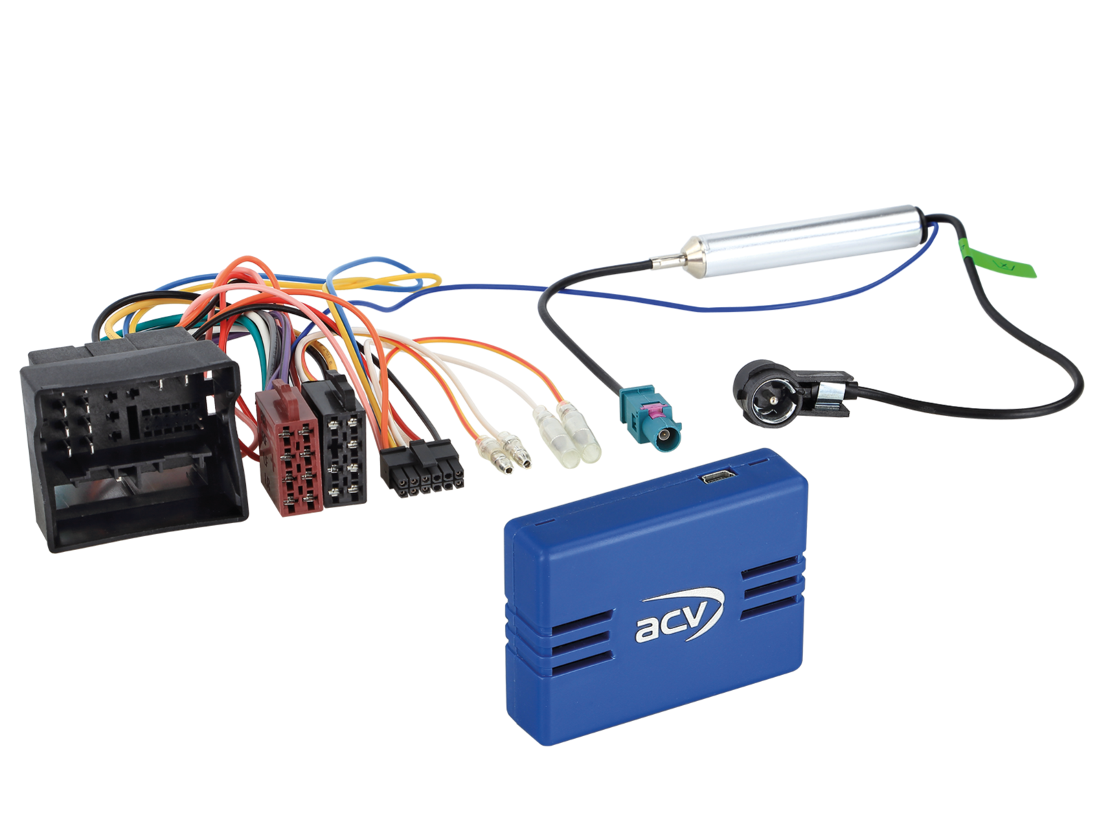 CAN-Bus Kit VAG 52Pin Quadlock>ISO/Antenne Fakra>ISO lose