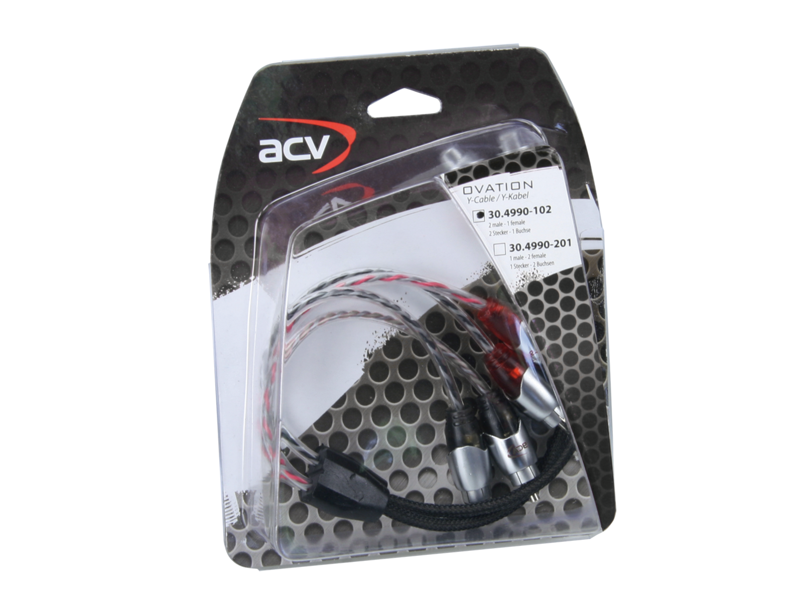 Cinch Kabel acv OVATION High Line Y-Kabel (f)>(m)/(m) 30cm