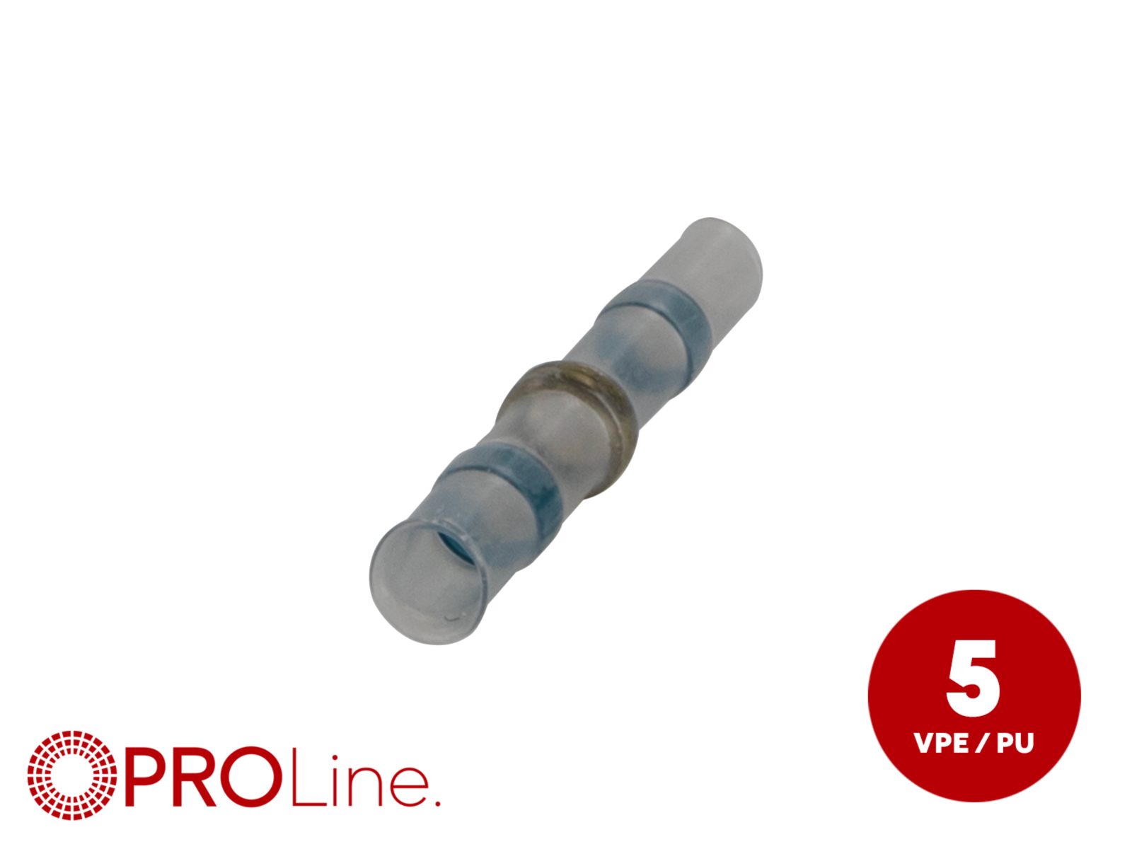 Lötverbinder 2.0mm²-4,0mm²/42mm blau S 5 Stück