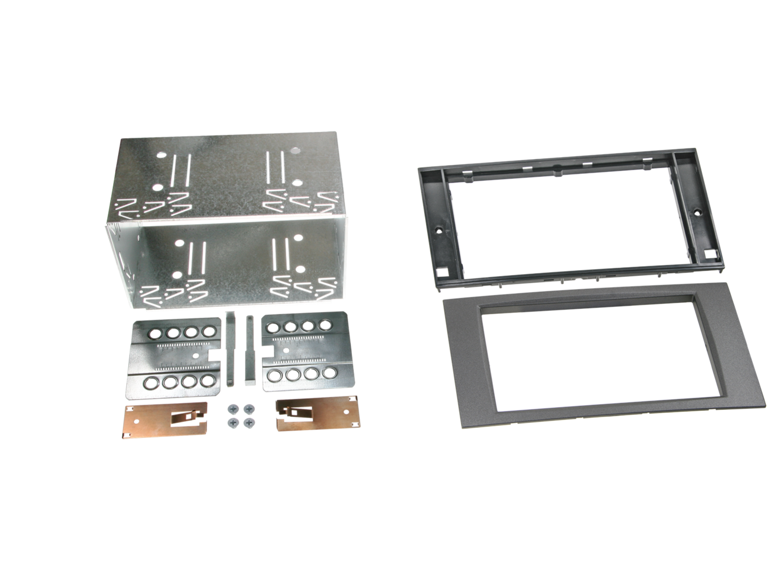 2-DIN Radioeinbaublende Ford diverse Fahrzeuge anthrazit