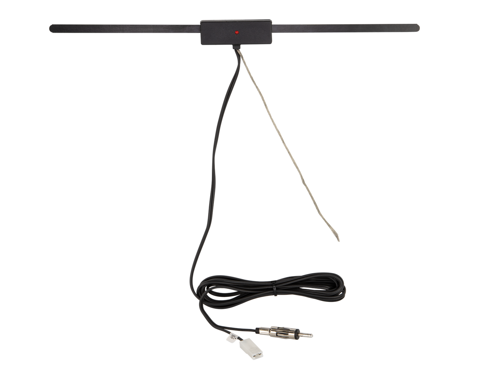Glasklebeantenne AM/FM DIN(m) 12V extern lose