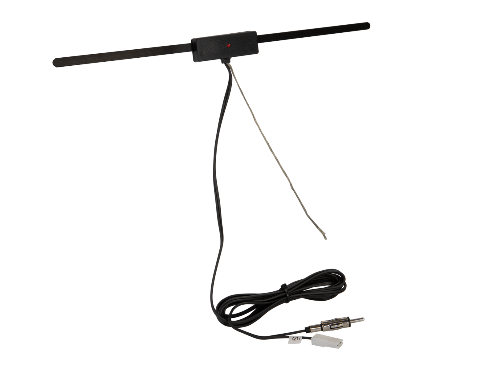 Glasklebeantenne AM/FM DIN(m) 12V extern lose