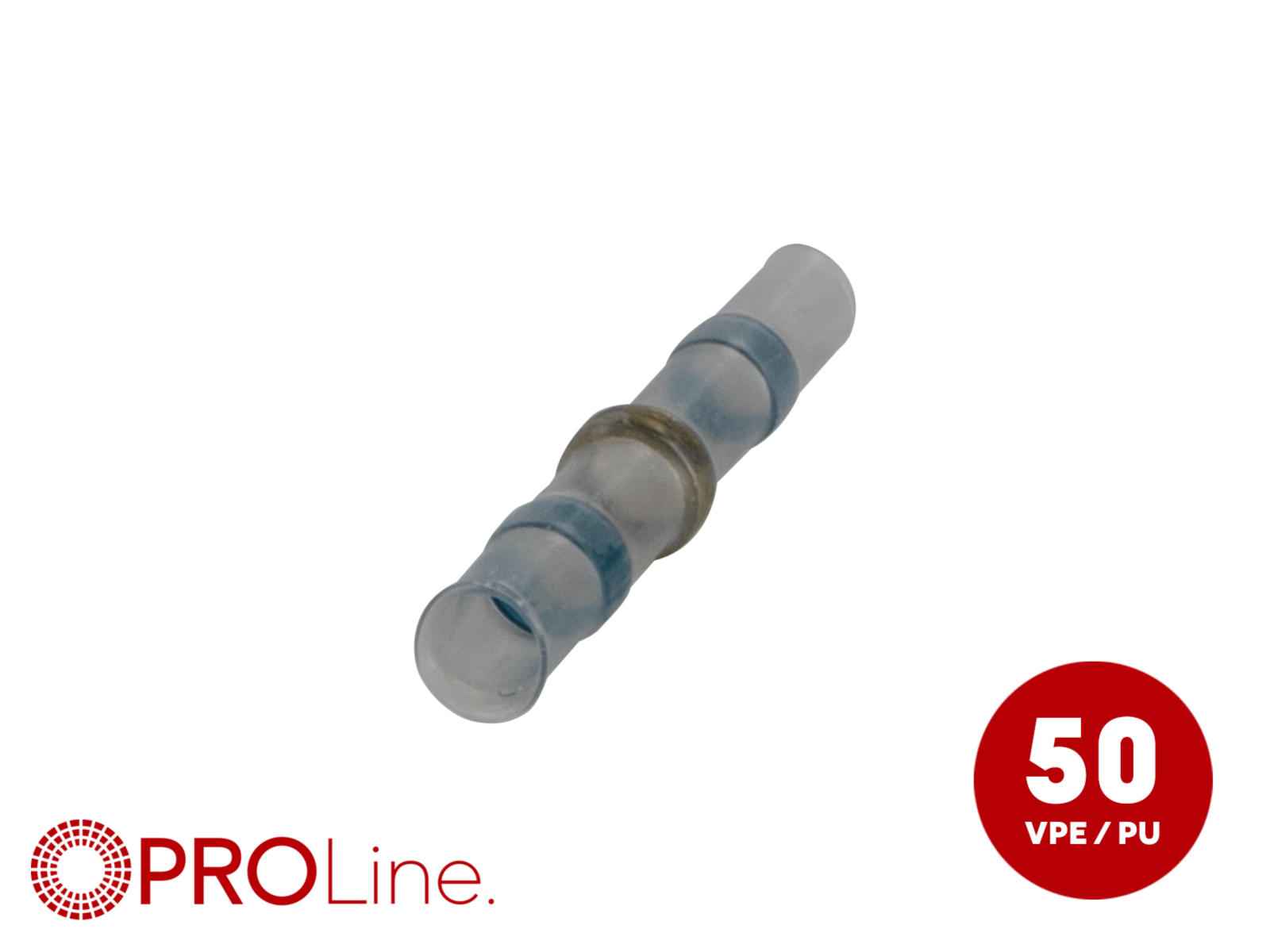 Lötverbinder 2.0mm²-4,0mm²/42mm blau S 50 Stück