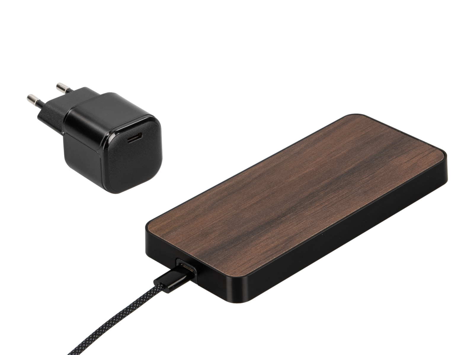 INBAY® Fusion Design-Tischladestation Nussbraun