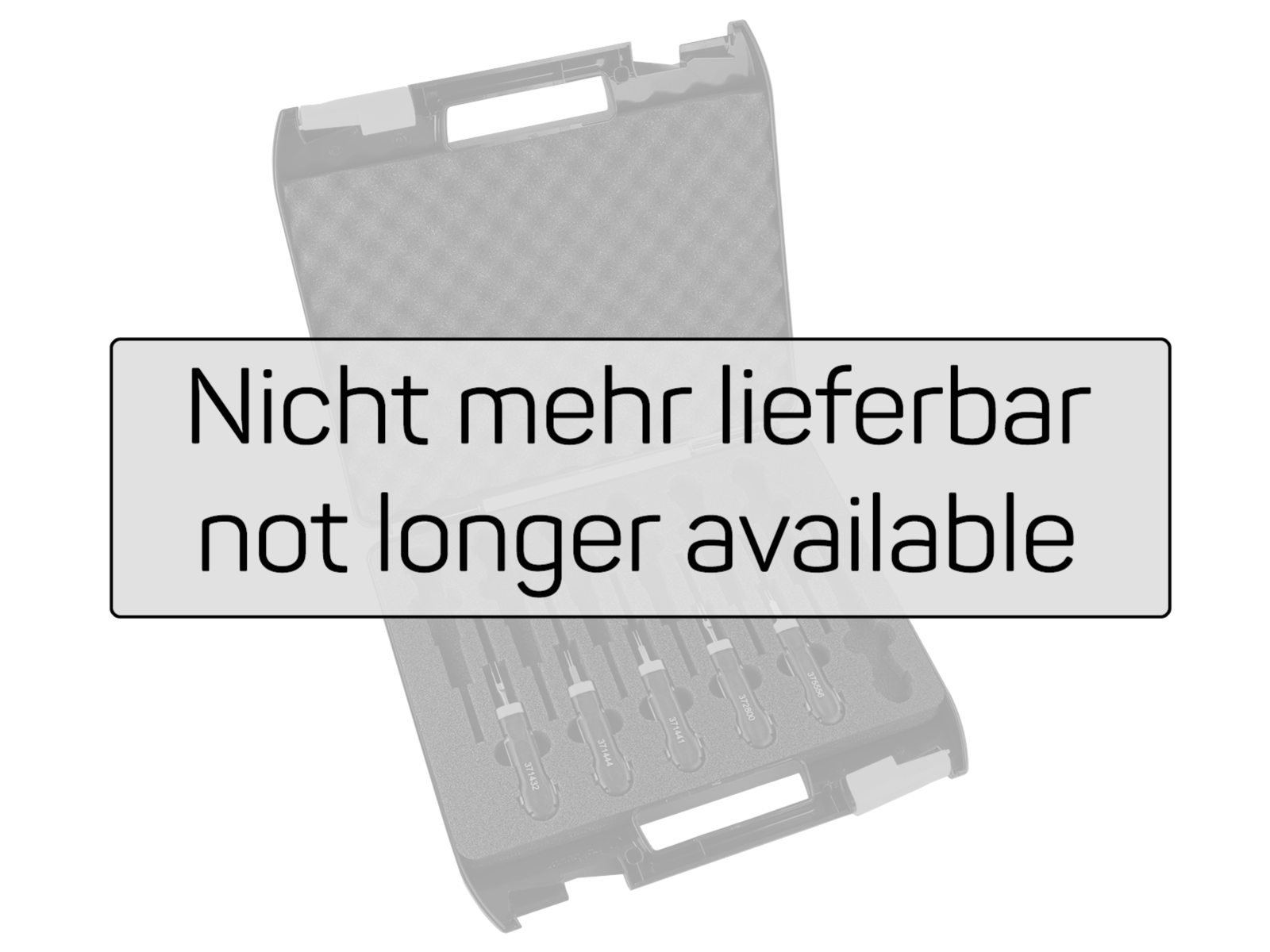 Werkstattsortiment Ausziehwerkzeug nicht mehr lieferbar