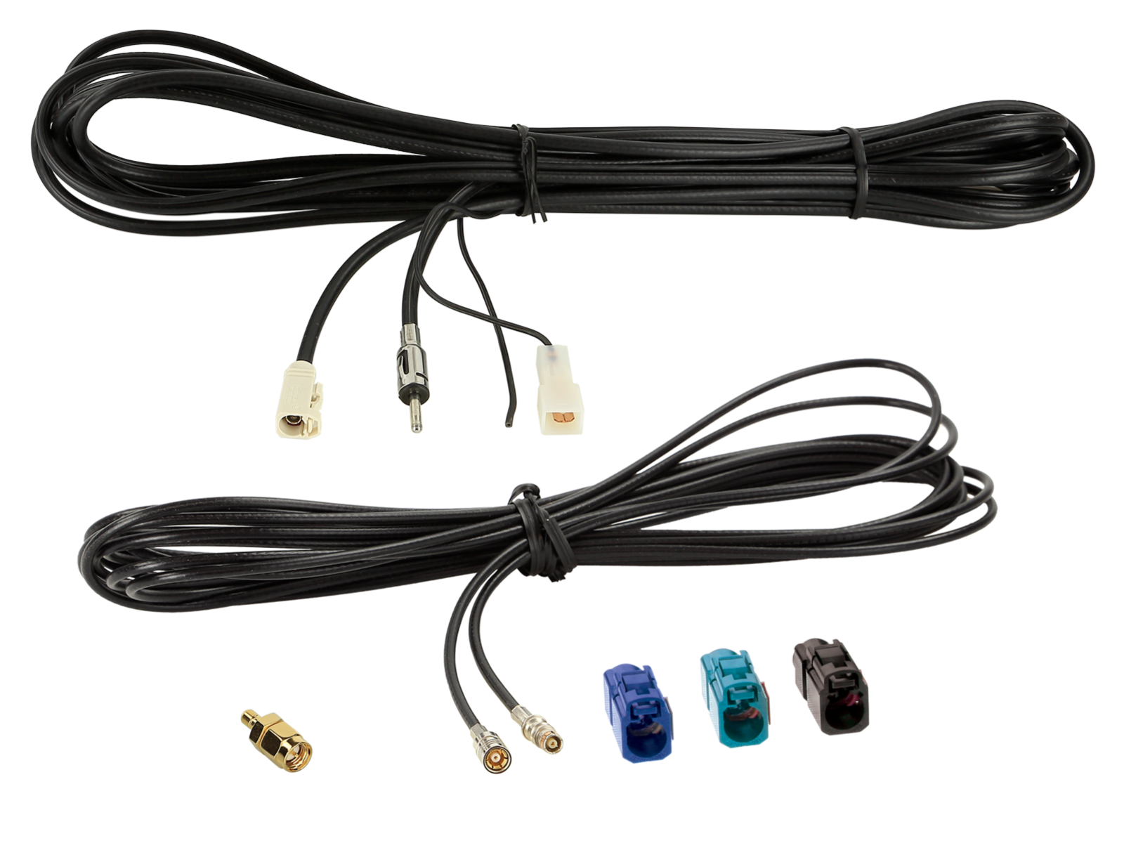 Antennenkabel Kit Fakra(f)>DIN(m)/SMB(F)/SMA(m) FM/DAB+