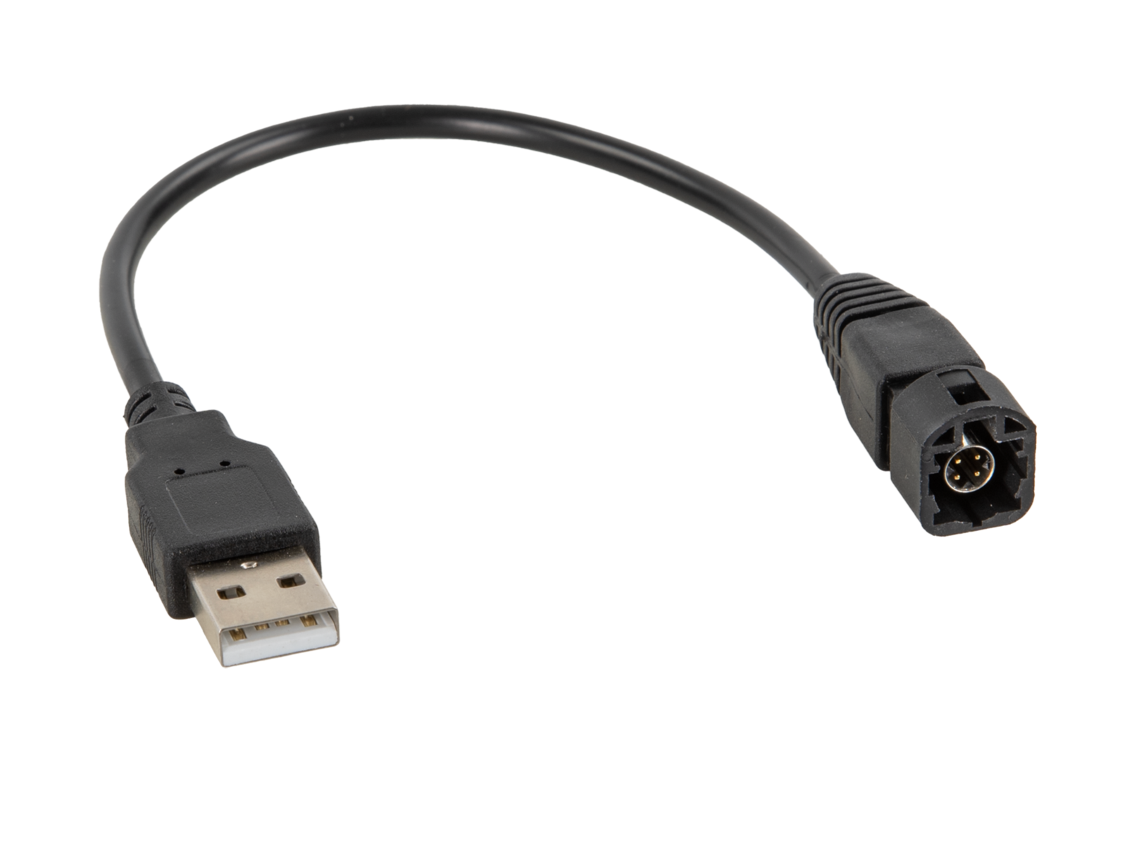 USB Adapter VW diverse Fahrzeuge LVDS schwarz>USB-A