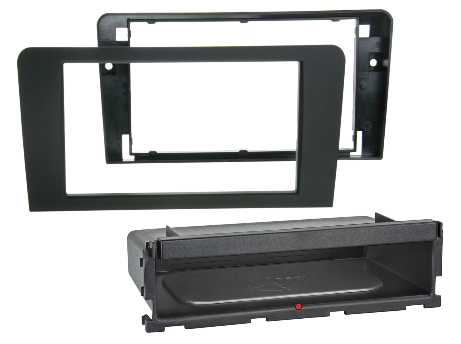 2-DIN Radioblende INBAY® Audi A3 2003-2013 Rubber Touch