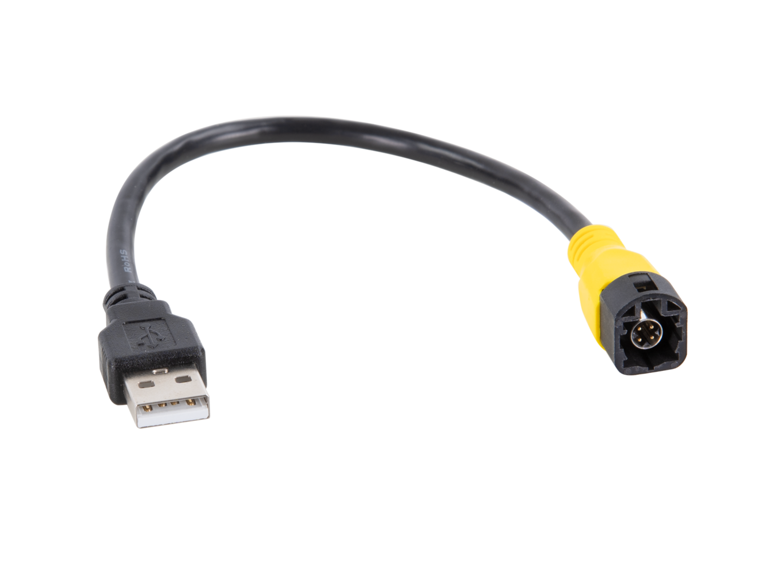 USB Adapter VW diverse Fahrzeuge LVDS gelb>USB-A