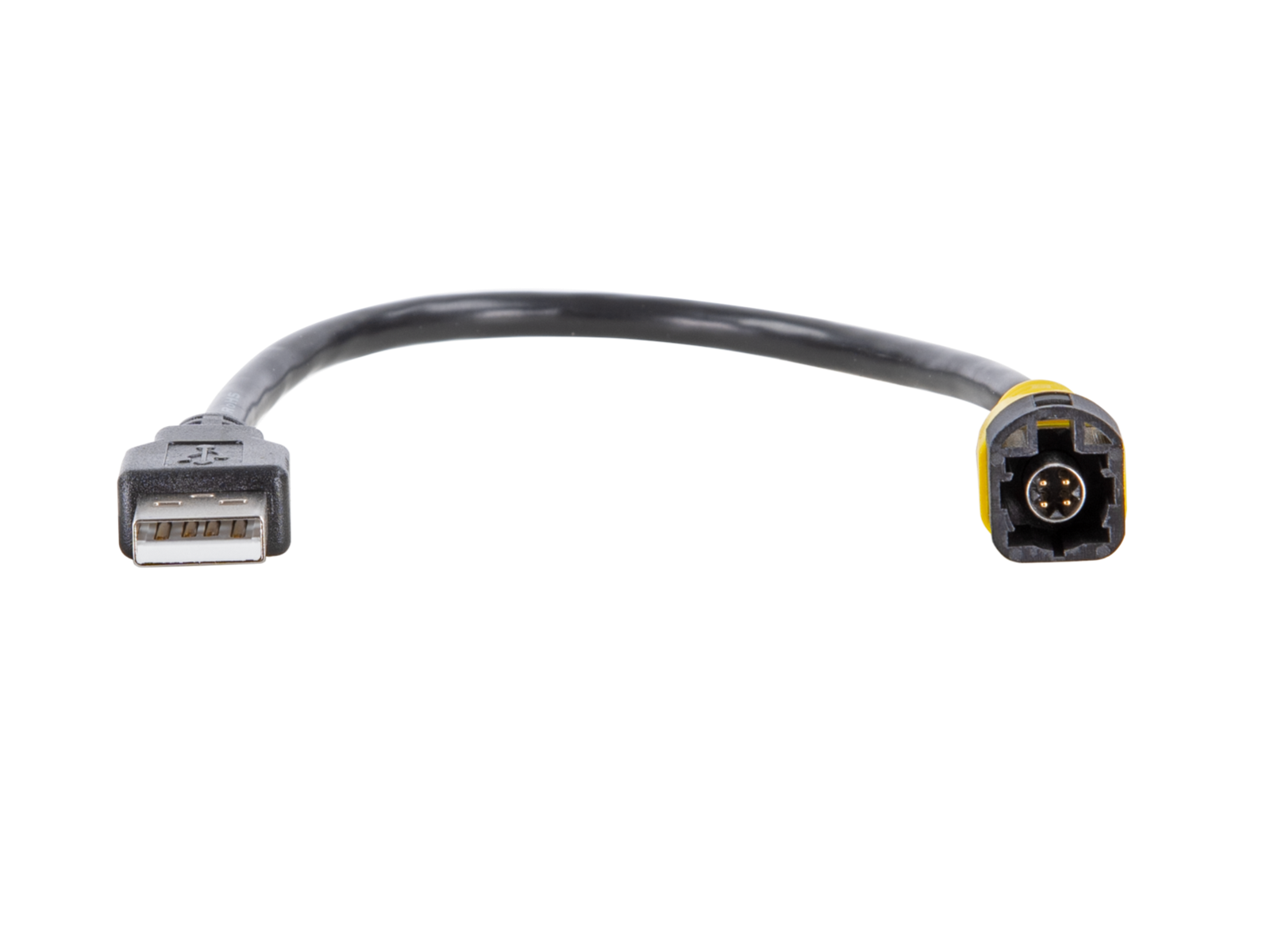 USB Adapter VW diverse Fahrzeuge LVDS gelb>USB-A