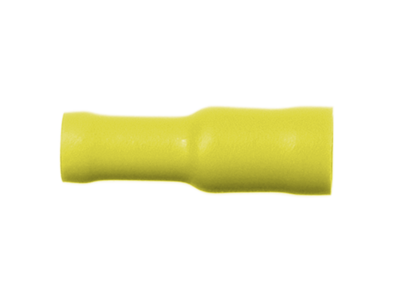 Rundsteckhülse 4,0mm²-6,0mm²/5,0mm gelb 100 Stück