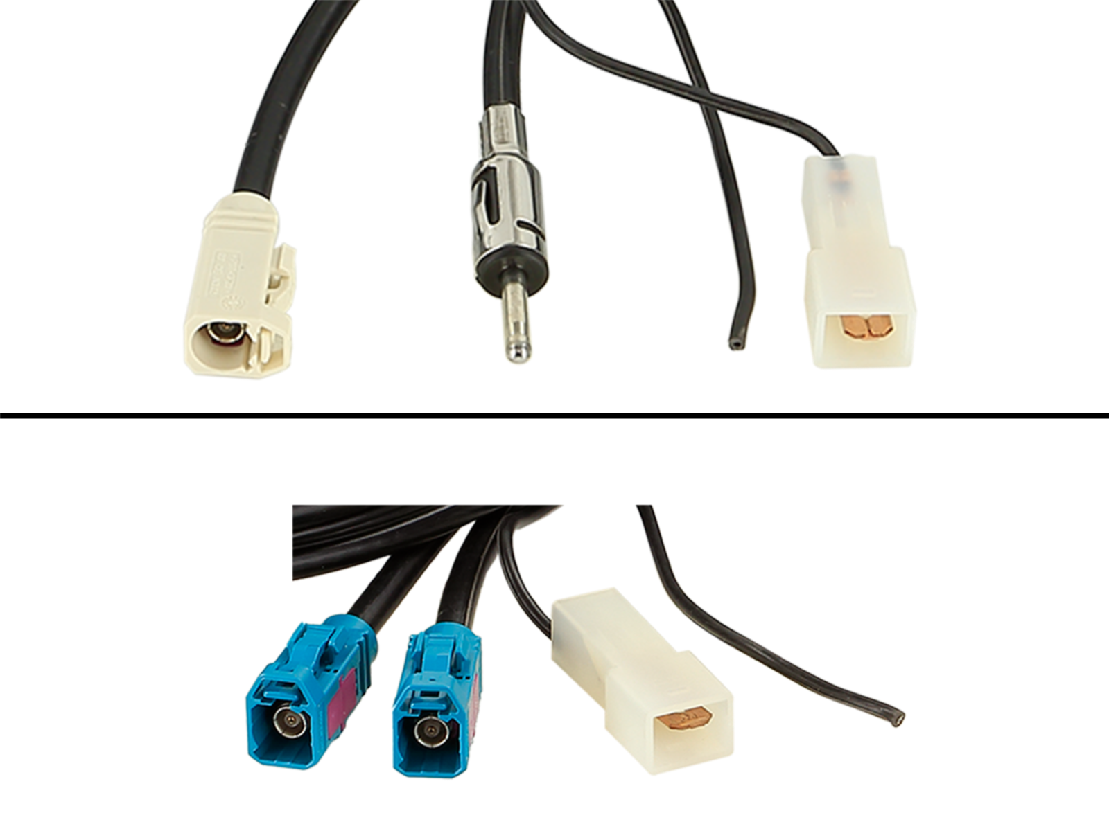 Antennenkabel Kit Fakra(f)>DIN(m)/Fakra(f) FM/GPS