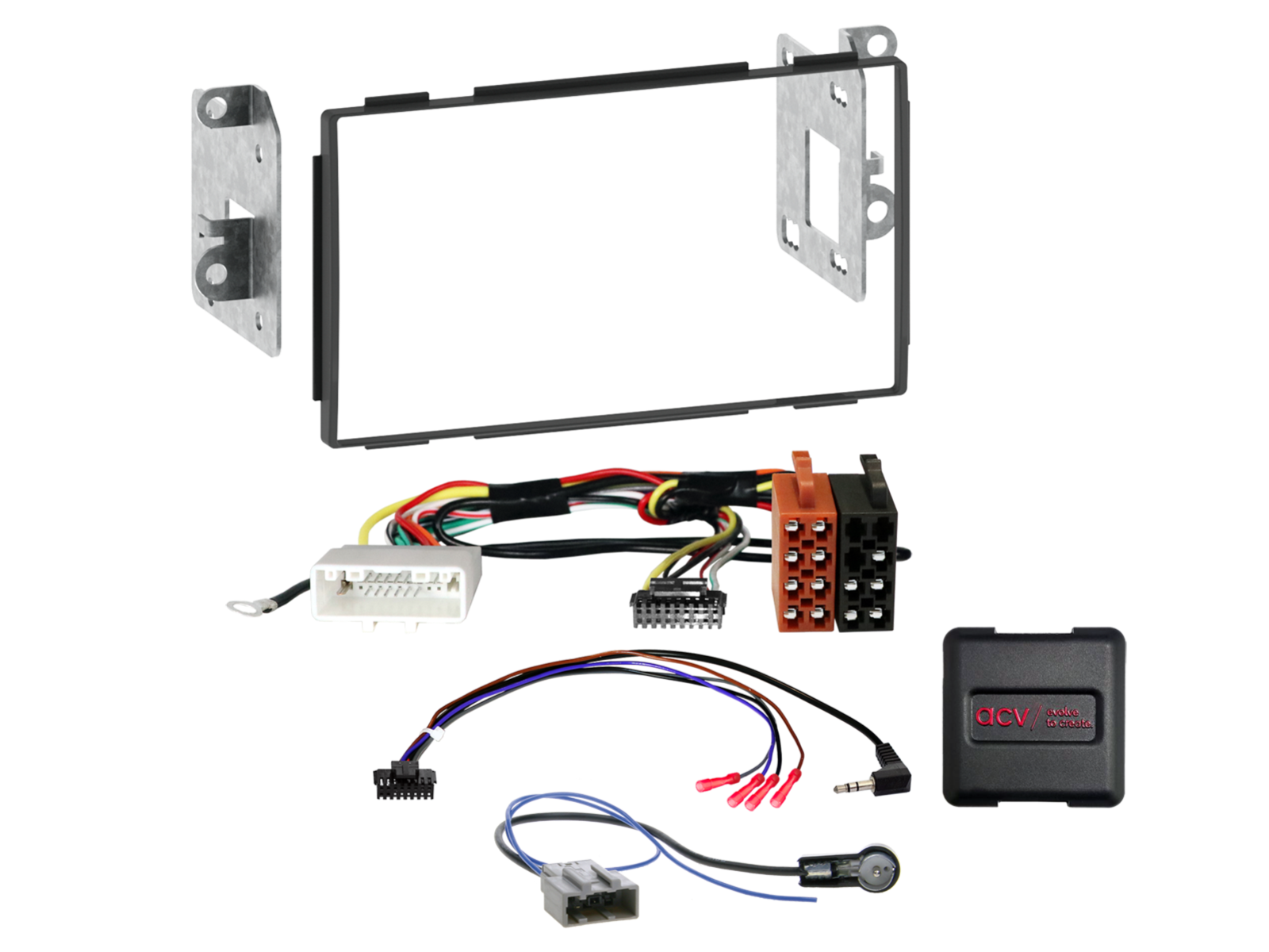 2-DIN Kit Nissan Qashqai(J10) 02/2007-10/2014 LFB/Antenne