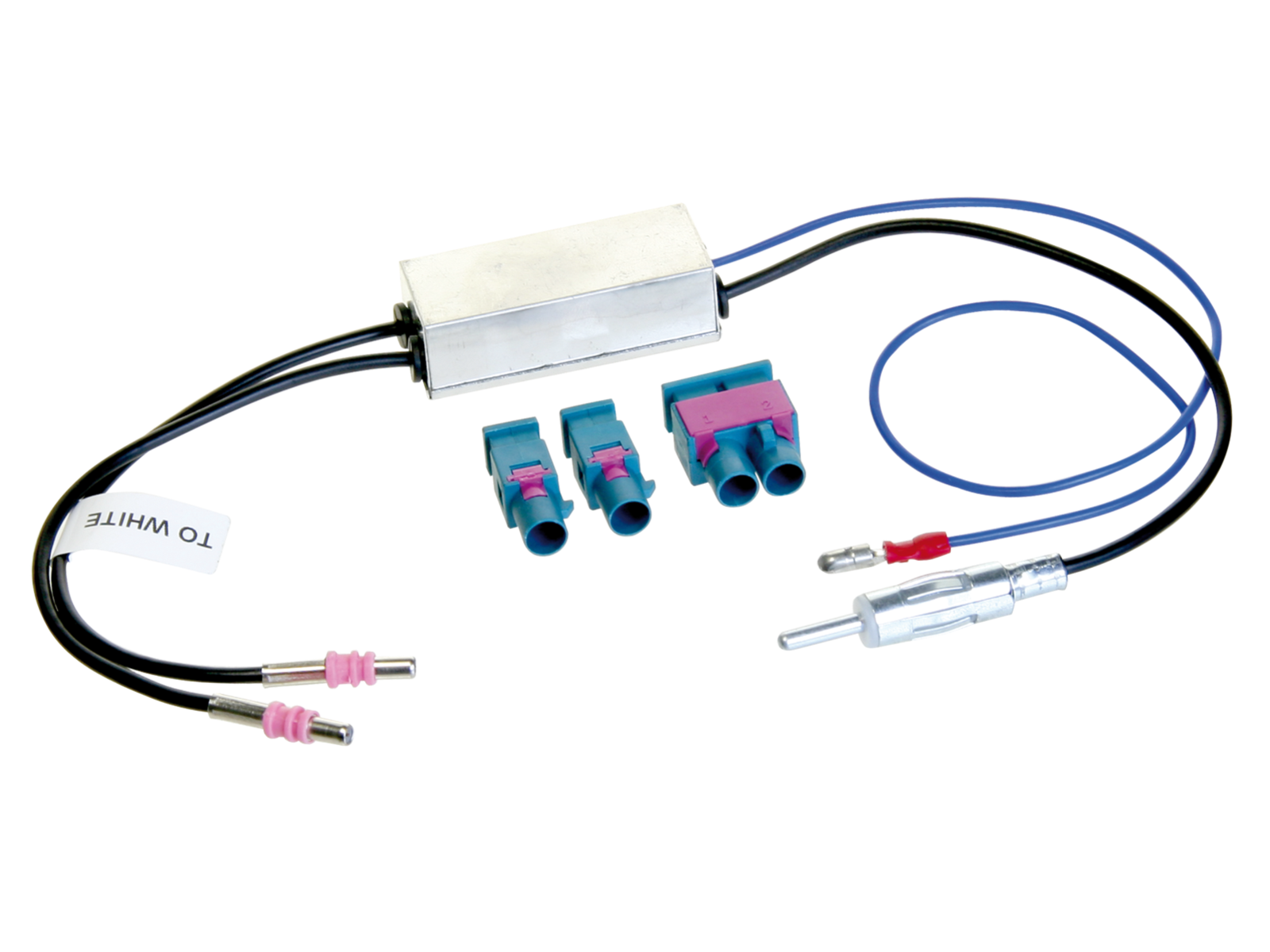 Antennenadapter Fakra(m)(Set)>DIN(m) 12V Phantom lose
