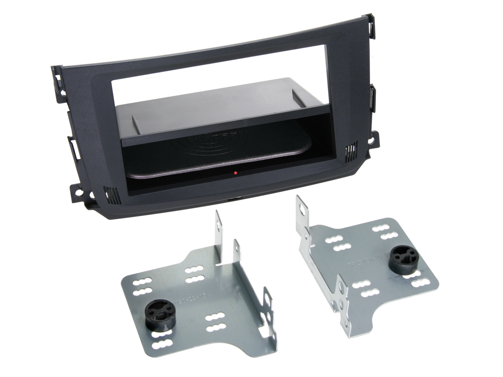 2-DIN Radioblende INBAY®Smart ForTwo 2010-2015 schwarz
