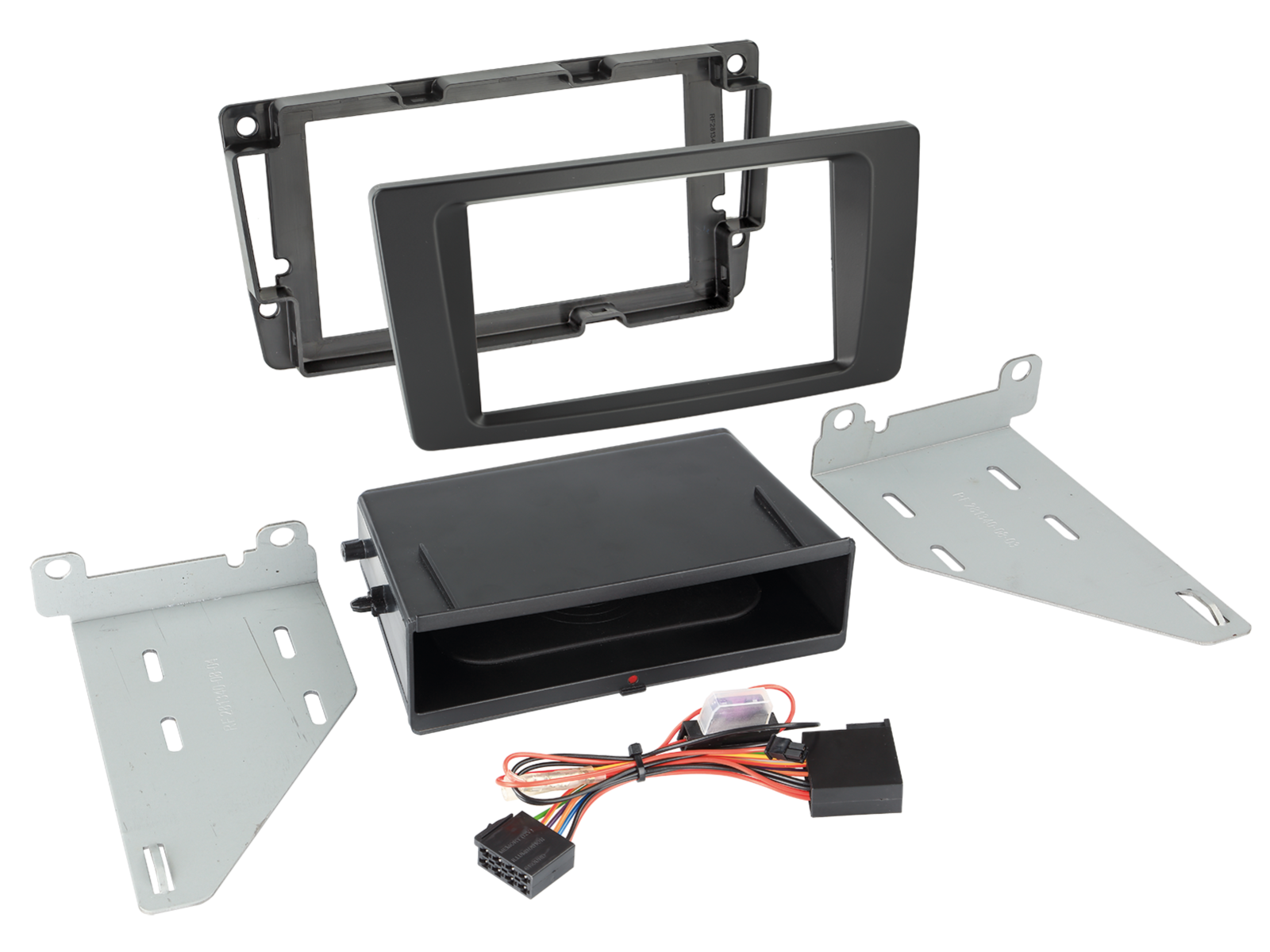 2-DIN Radioblende INBAY® Skoda Octavia(1Z)/Yeti(5L) schwarz