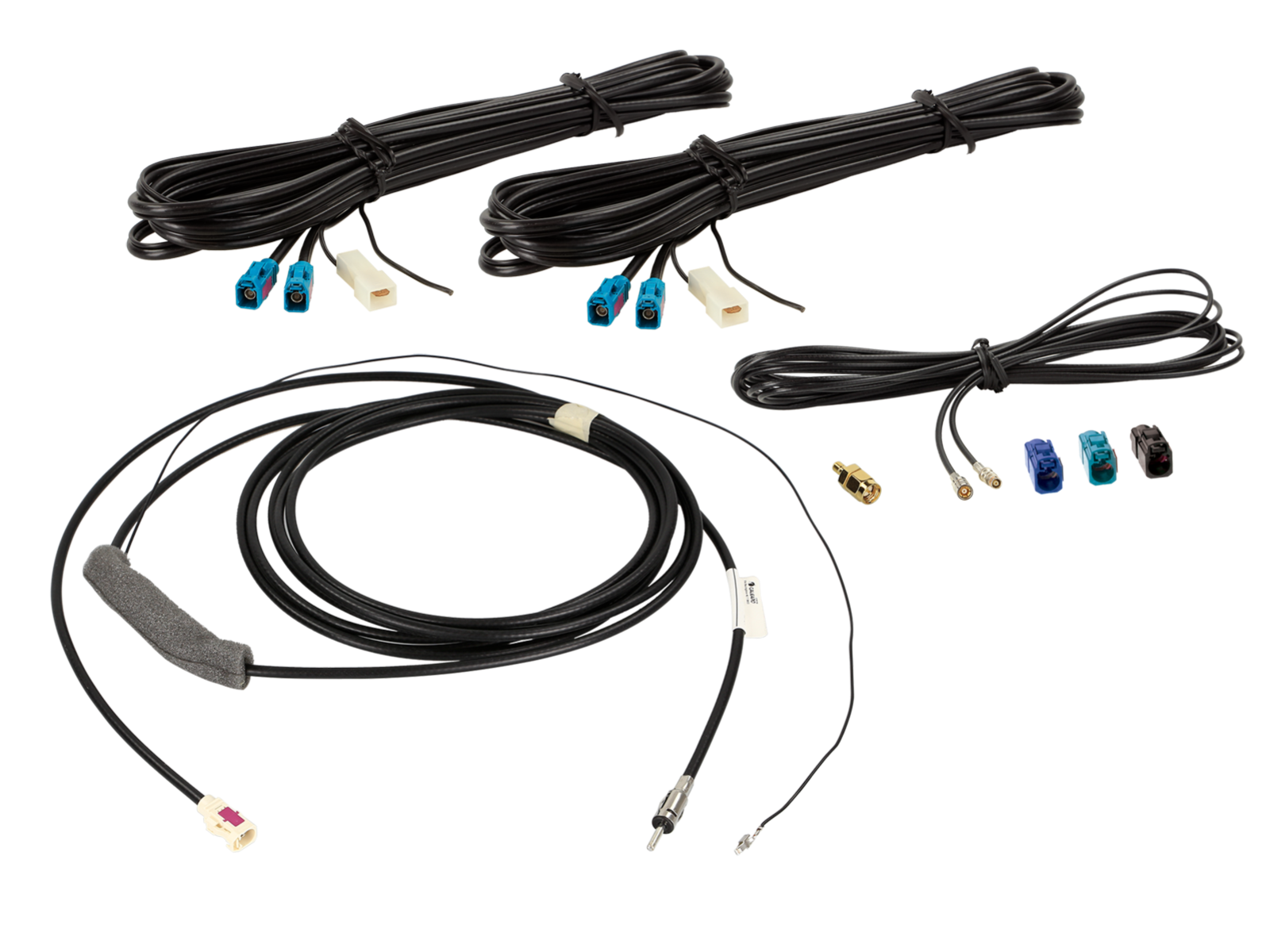 Antennenkabel Kit Fakra(f)>DIN(m)/SMB(F)/SMA(m)/2xFakra(f)
