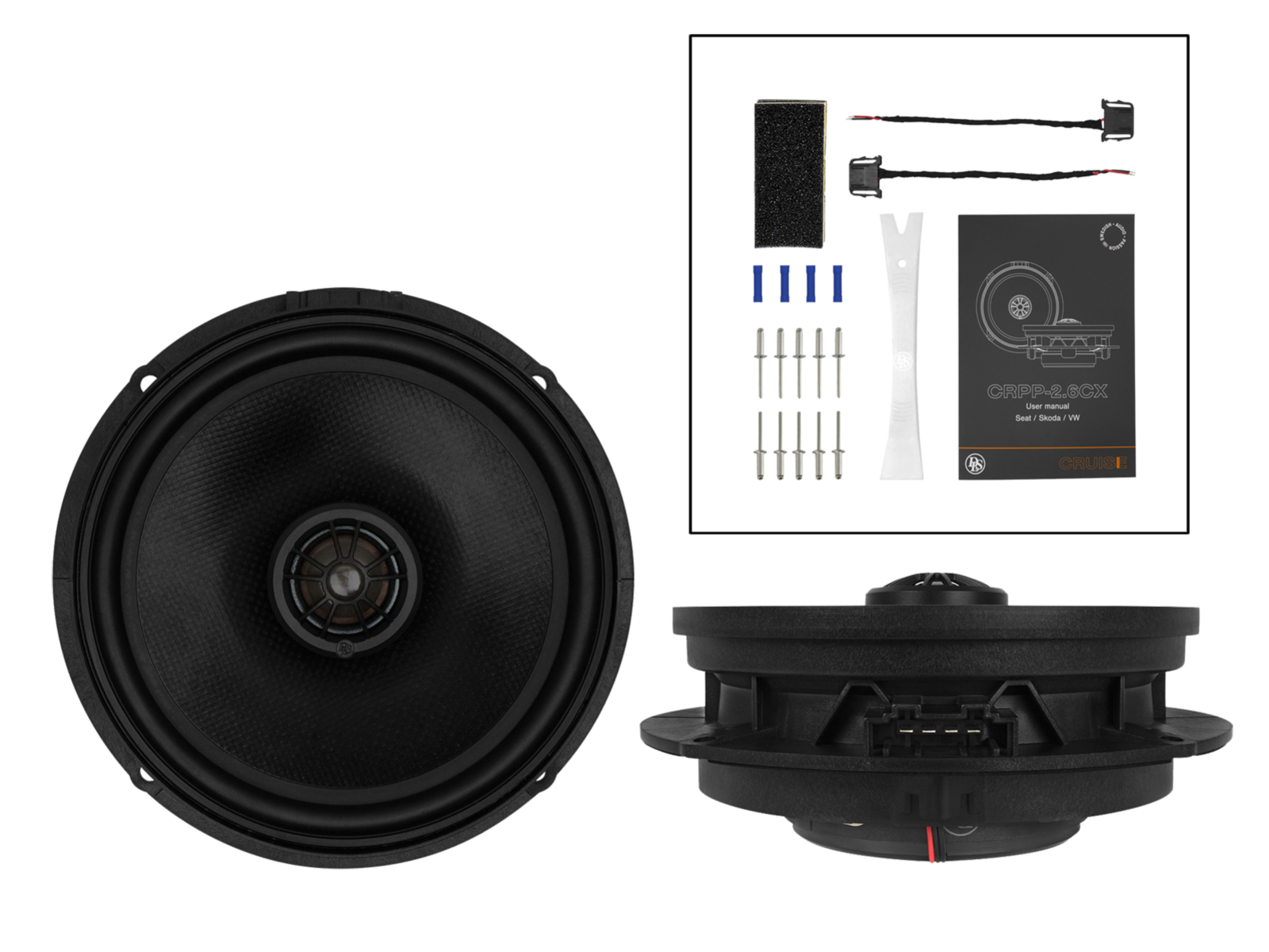 Lautsprecher Coaxial Kit DLS Cruise MAN/Seat/Skoda/VW