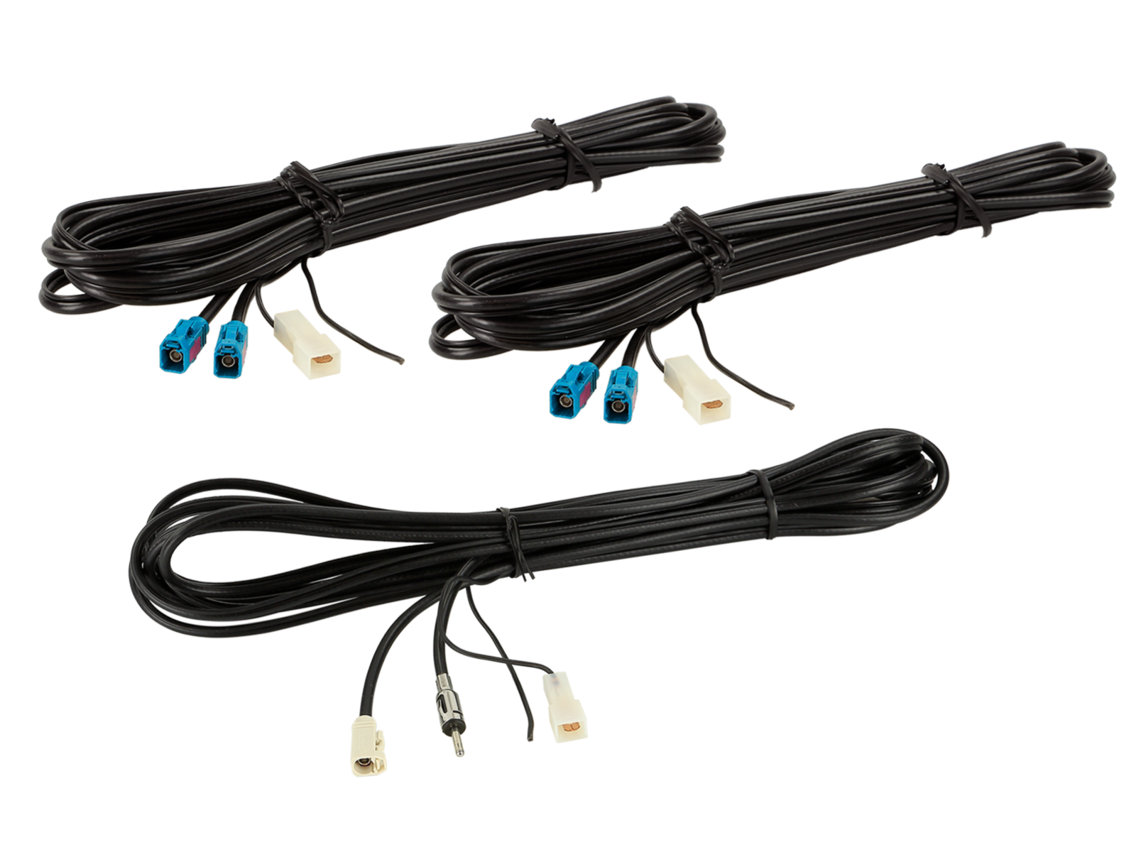 Antennenkabel Kit Fakra(f)>DIN(m)/2xFakra(f) FM/DVB-T/GPS